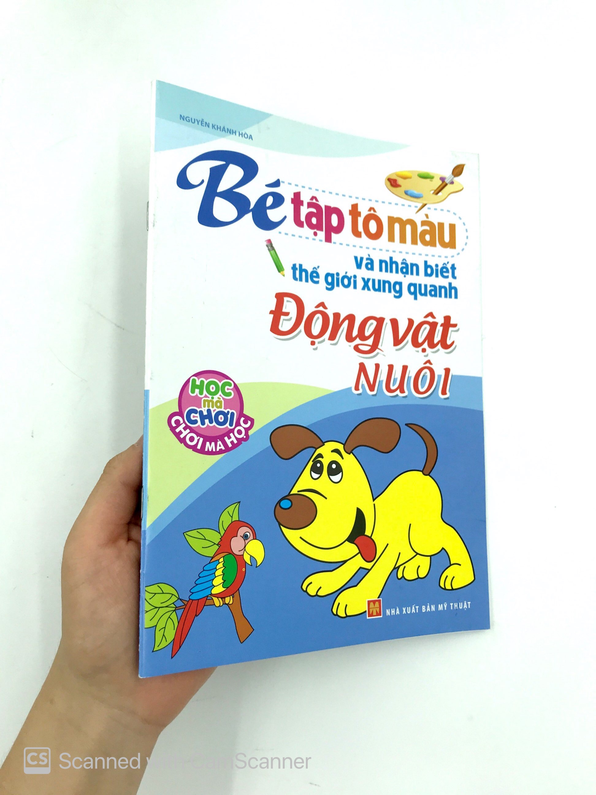 tập tô màu và nhận biết thế giới xung quanh - động vật nuôi - Ảnh 9