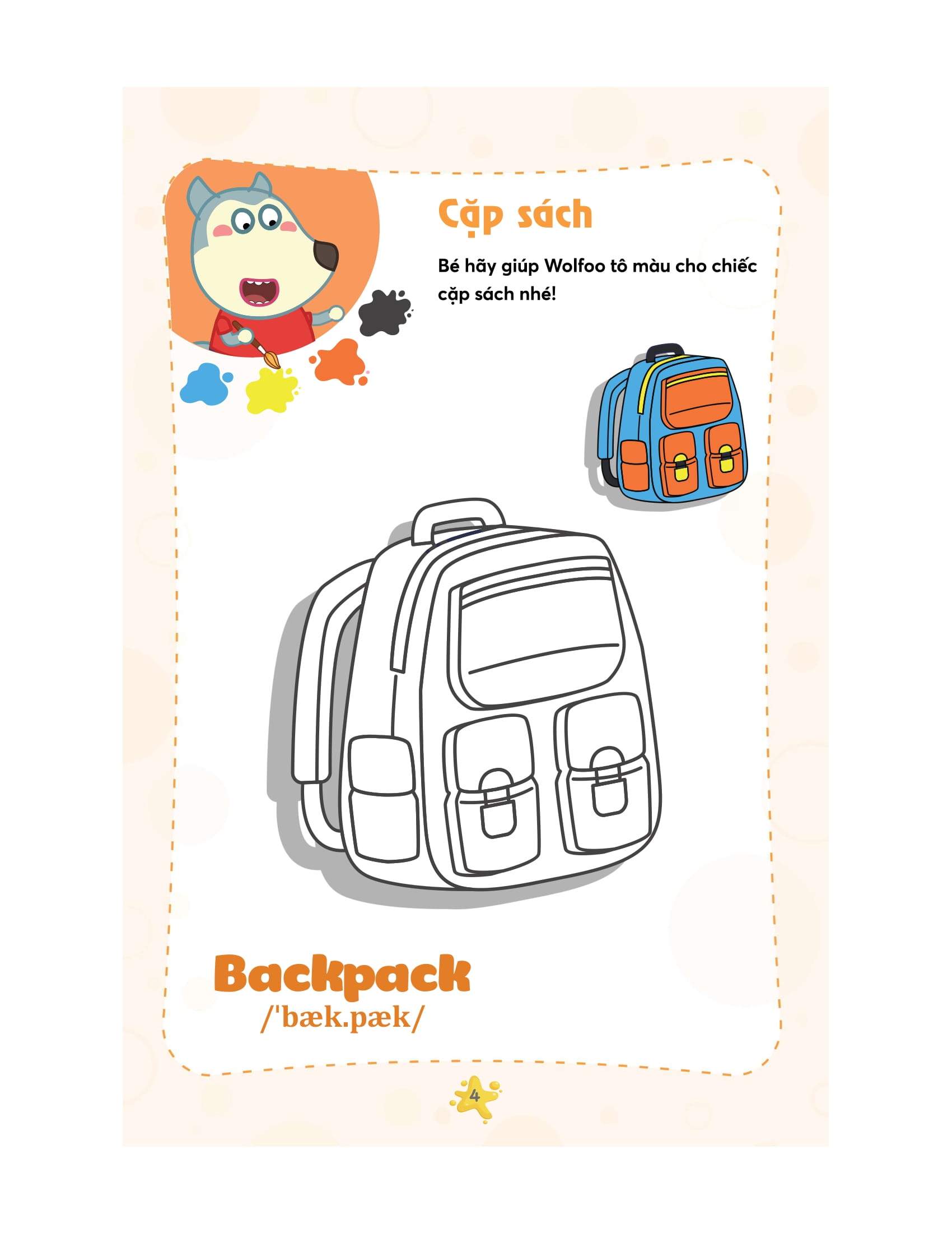 tập tô sáng tạo cùng wolfoo - tập 4 - Ảnh 5
