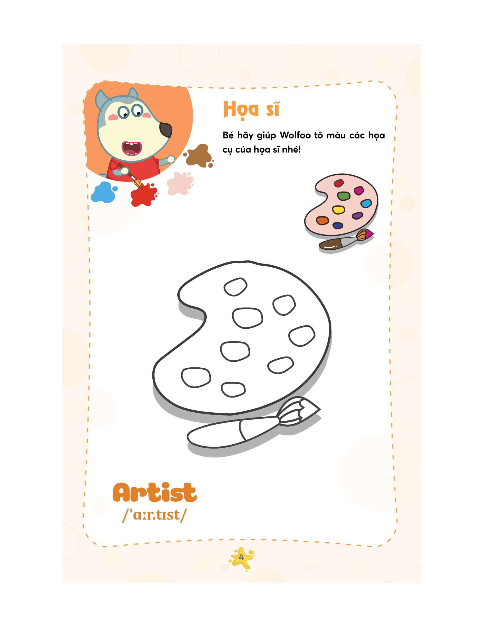 tập tô sáng tạo cùng wolfoo - tập 6 - Ảnh 5