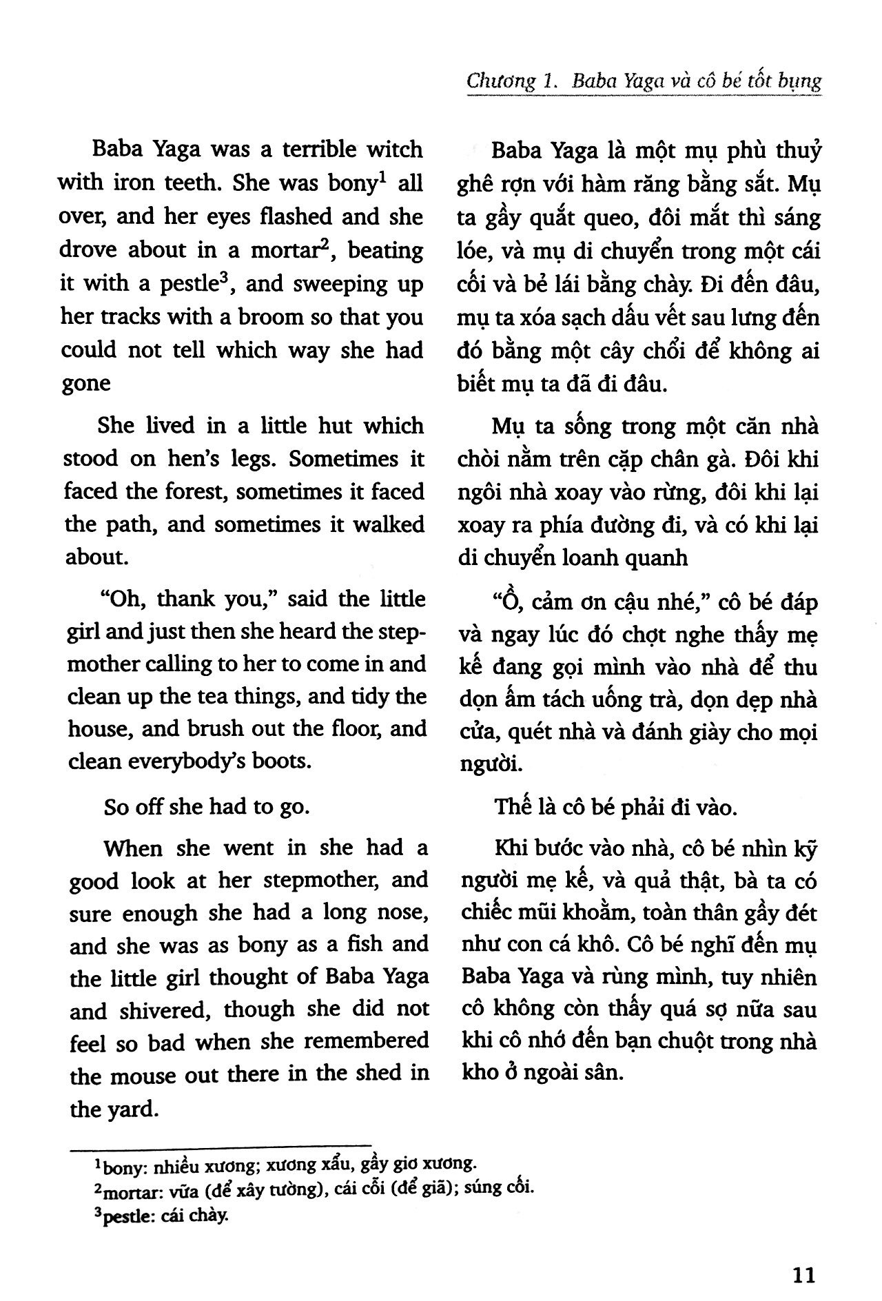 tập truyện cổ tích dân gian nga - mụ phù thủy baba yaga - song ngữ anh-việt (tái bản 2023) - Ảnh 7