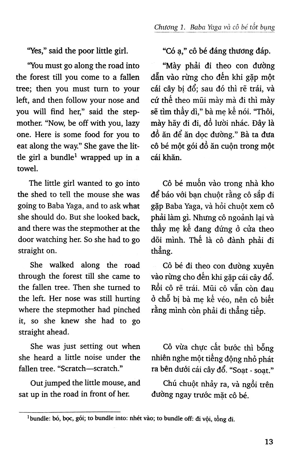tập truyện cổ tích dân gian nga - mụ phù thủy baba yaga - song ngữ anh-việt (tái bản 2023) - Ảnh 9