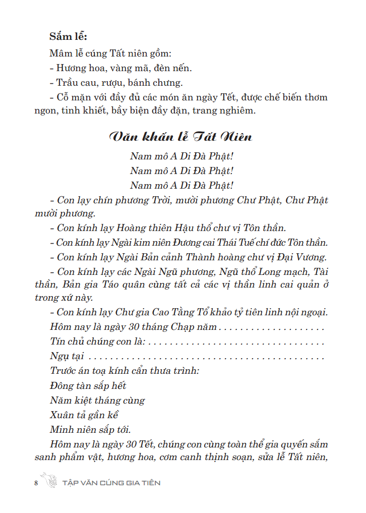 tập văn cúng gia tiên (văn khấn nôm tại nhà) (tái bản) - Ảnh 8