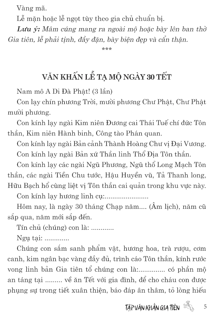 Tập Văn Khấn Gia Tiên - Văn Khấn Nôm Tại Nhà - Ảnh 3