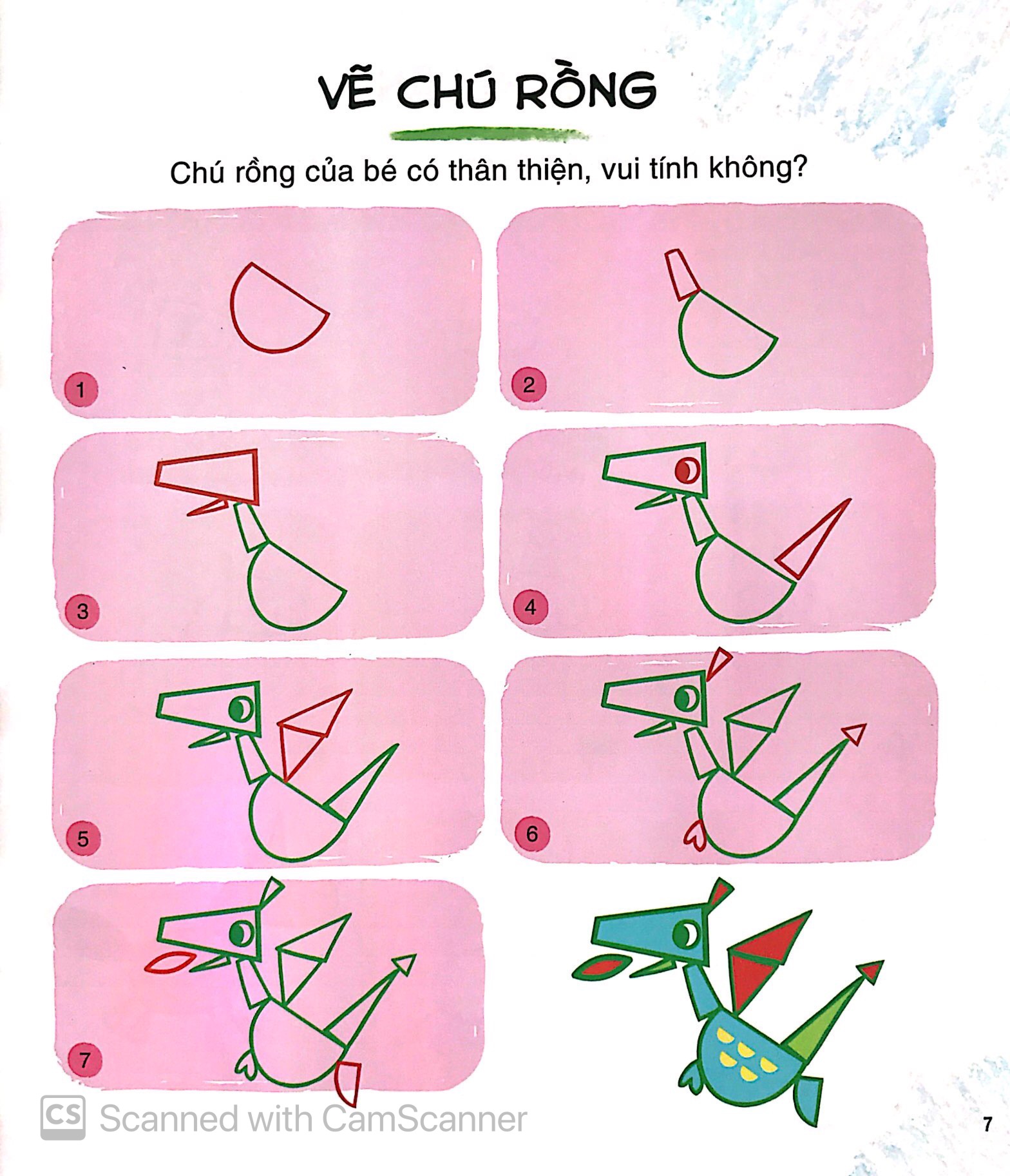 tập vẽ cùng các hình khối đơn giản - phát triển khả năng sáng tạo cho trẻ - Ảnh 5