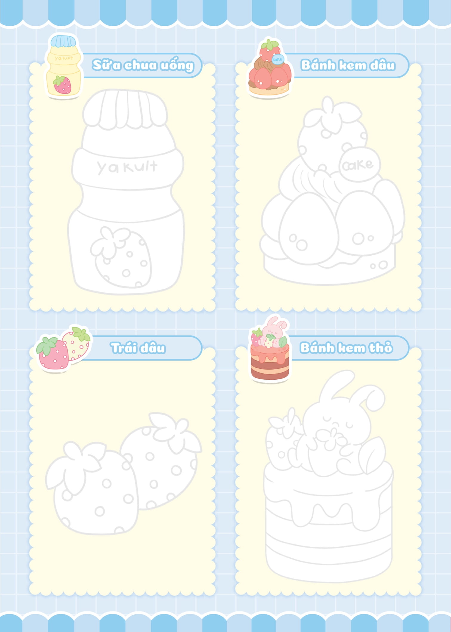 tập vẽ theo nét - khu vườn ẩm thực - Ảnh 2