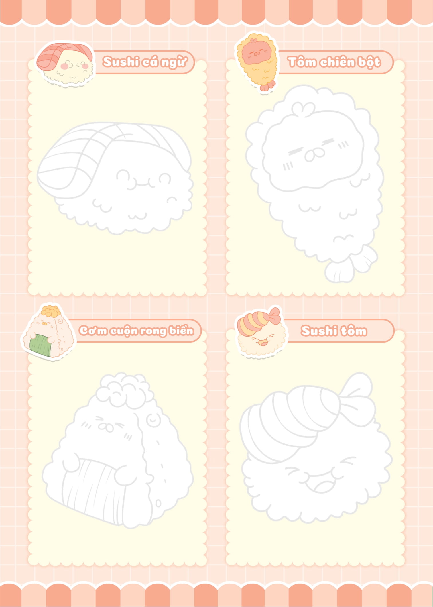 tập vẽ theo nét - khu vườn ẩm thực - Ảnh 3