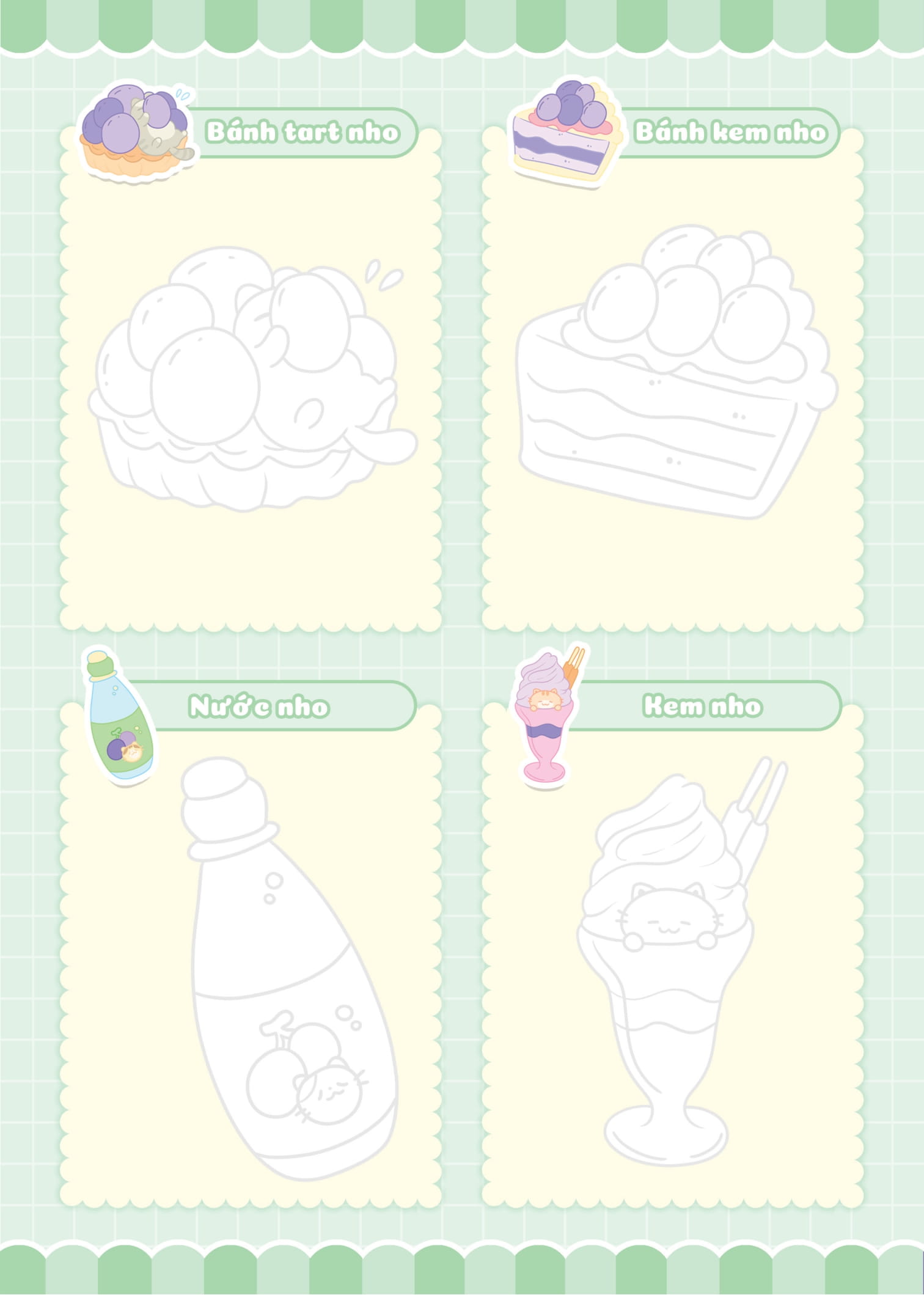 tập vẽ theo nét - khu vườn ẩm thực - Ảnh 4