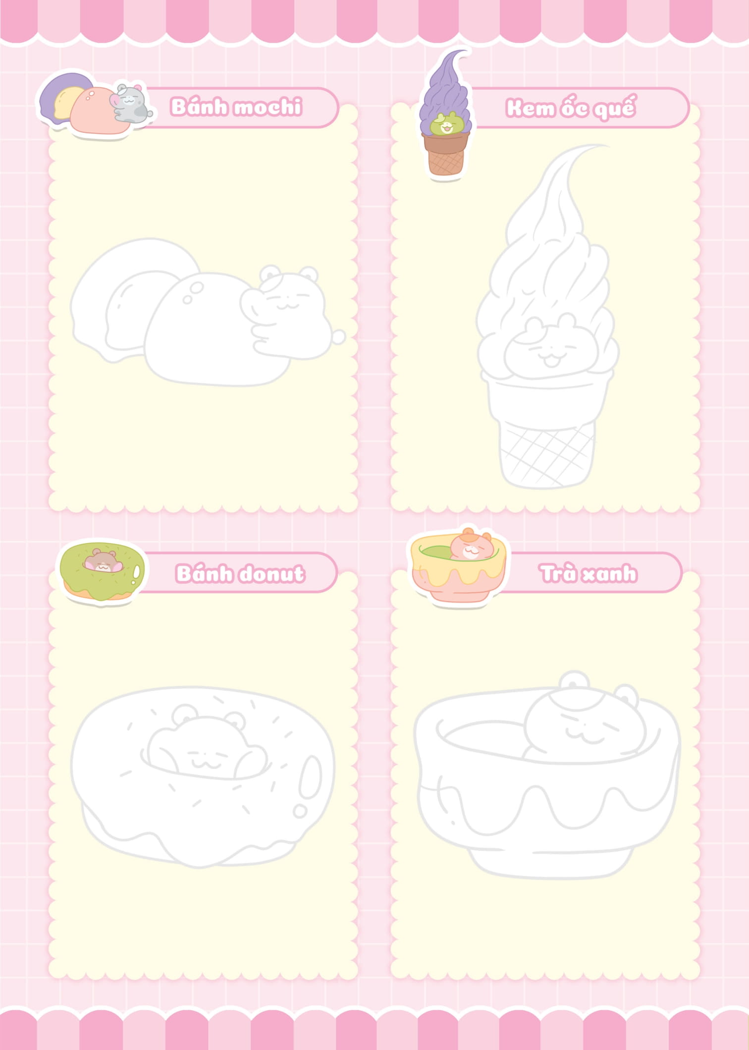 tập vẽ theo nét - khu vườn ẩm thực - Ảnh 5