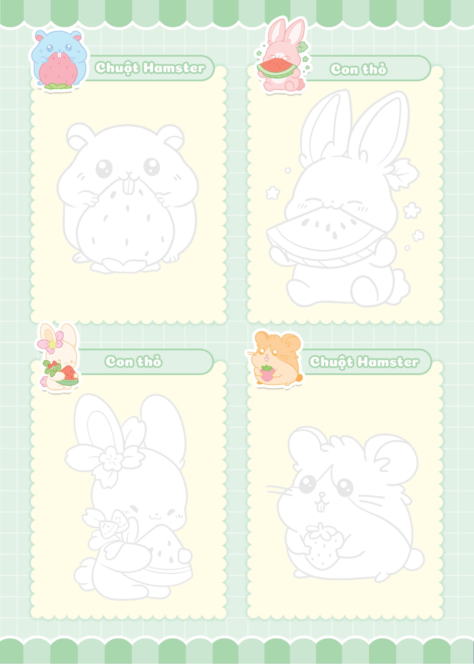 tập vẽ theo nét - vật nuôi đáng yêu - Ảnh 3