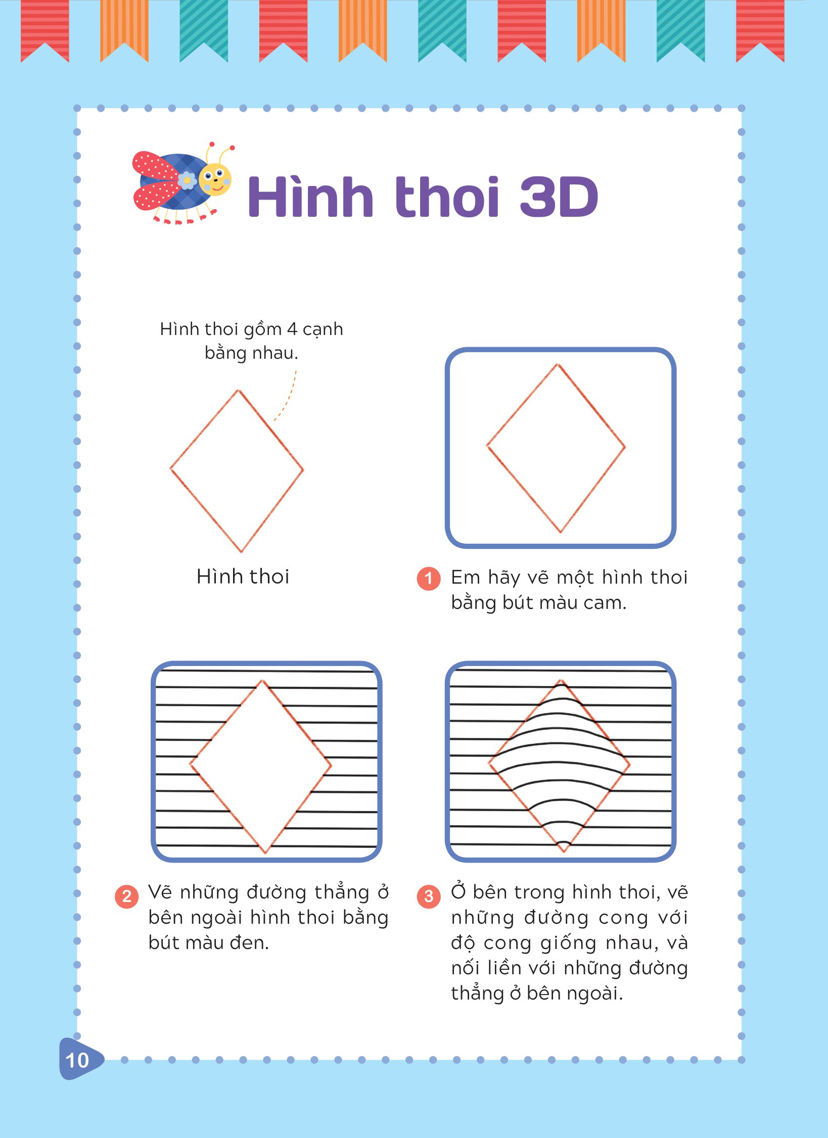 tập vẽ tranh 3d - khơi nguồn sáng tạo - cấp độ 1 - hình dạng cơ bản - Ảnh 9