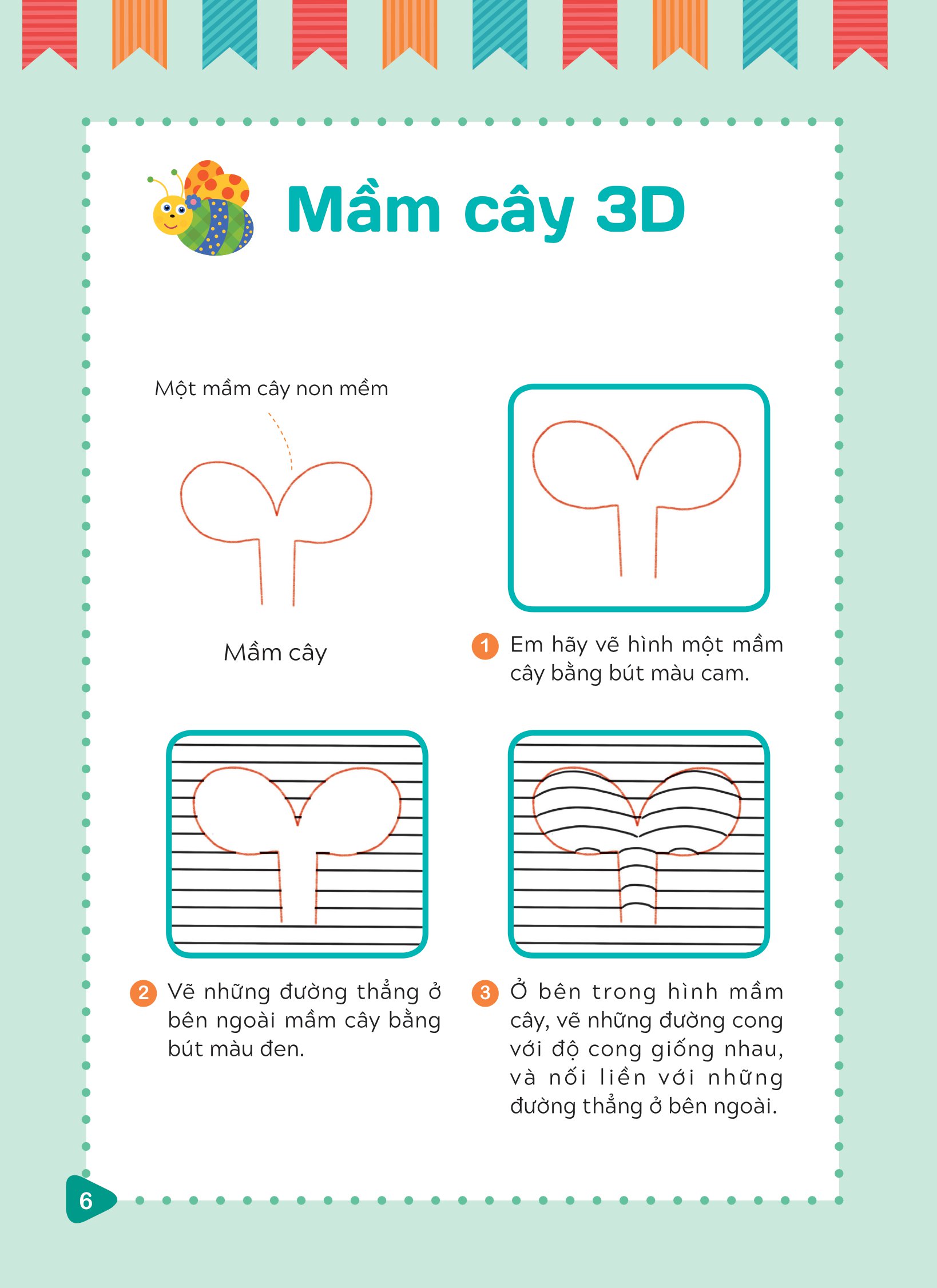 tập vẽ tranh 3d - khơi nguồn sáng tạo - cấp độ 3 - thực vật - Ảnh 5