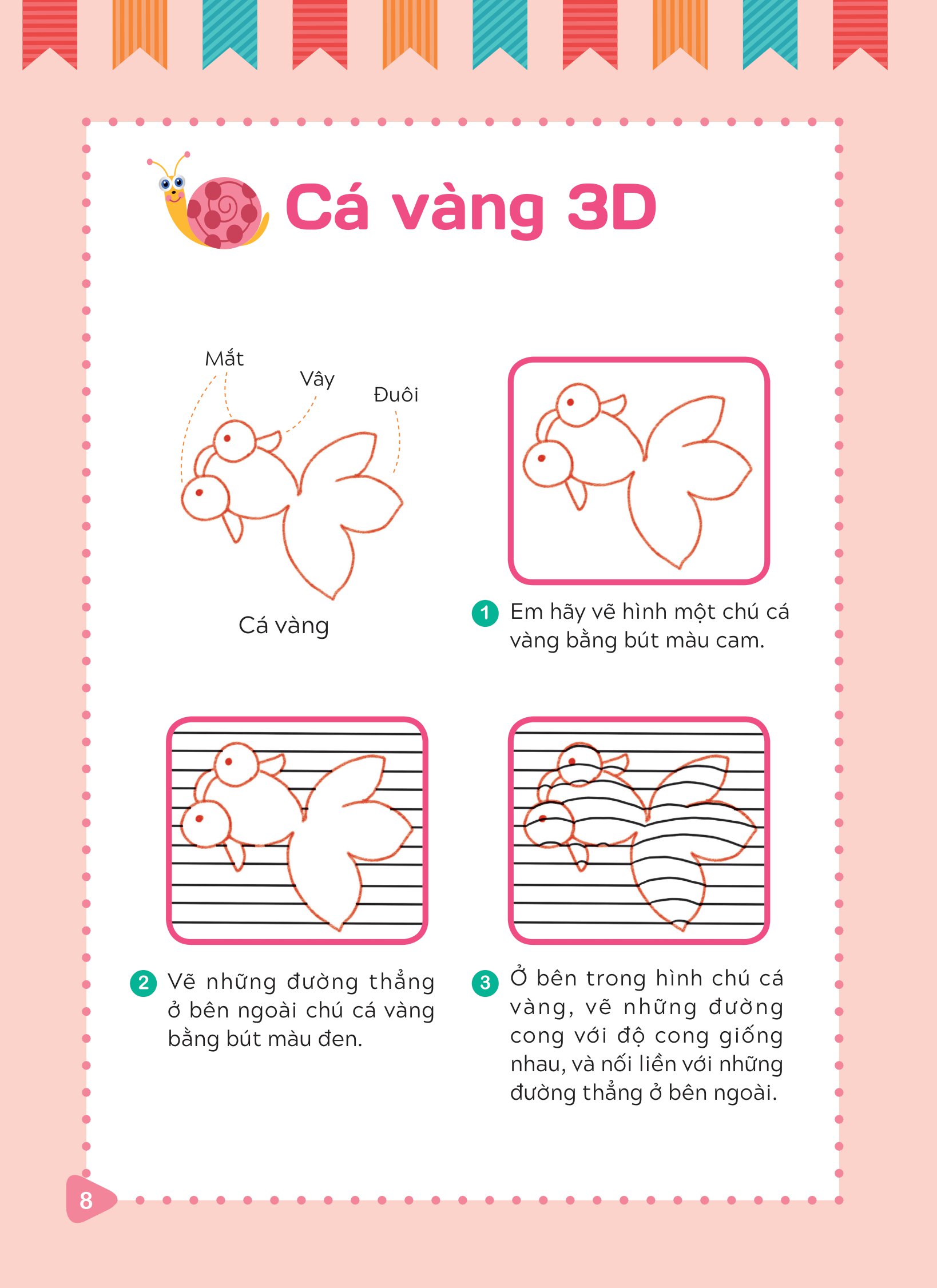 tập vẽ tranh 3d - khơi nguồn sáng tạo - cấp độ 4 - động vật - Ảnh 7