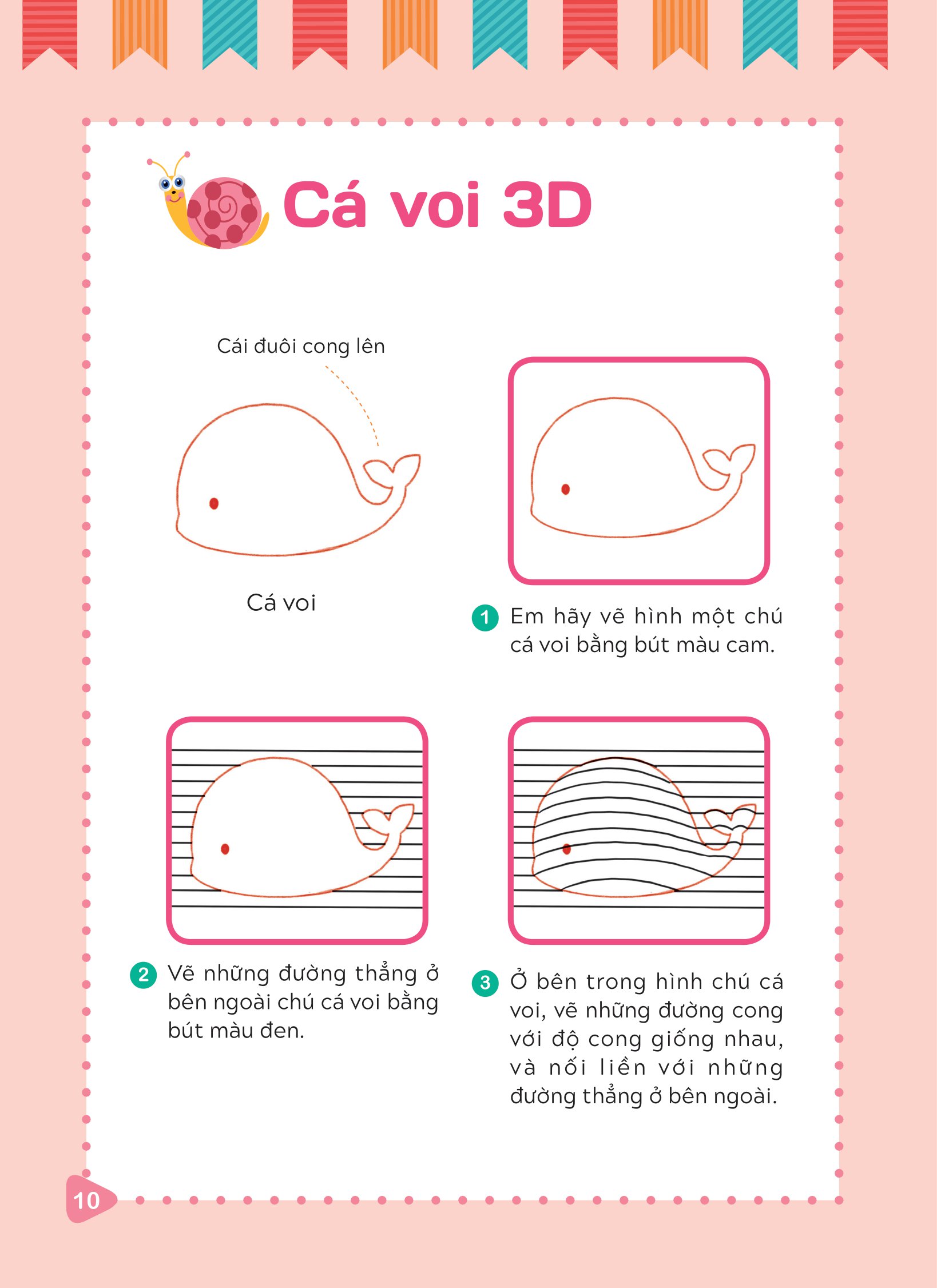 tập vẽ tranh 3d - khơi nguồn sáng tạo - cấp độ 4 - động vật - Ảnh 9