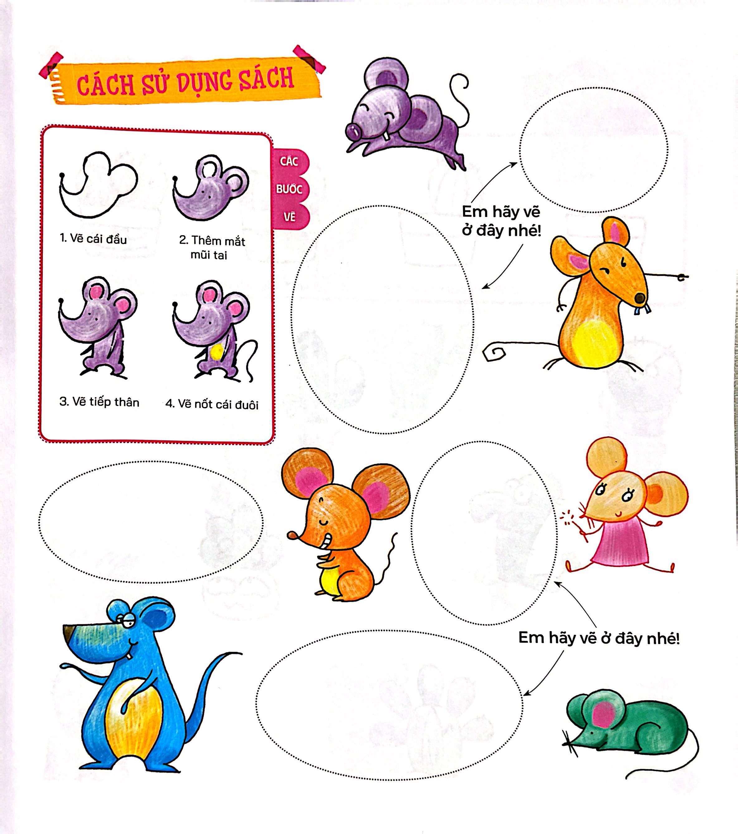 Tập Vẽ Với Chì Màu - Cây Cỏ Hoa Lá - Ảnh 4