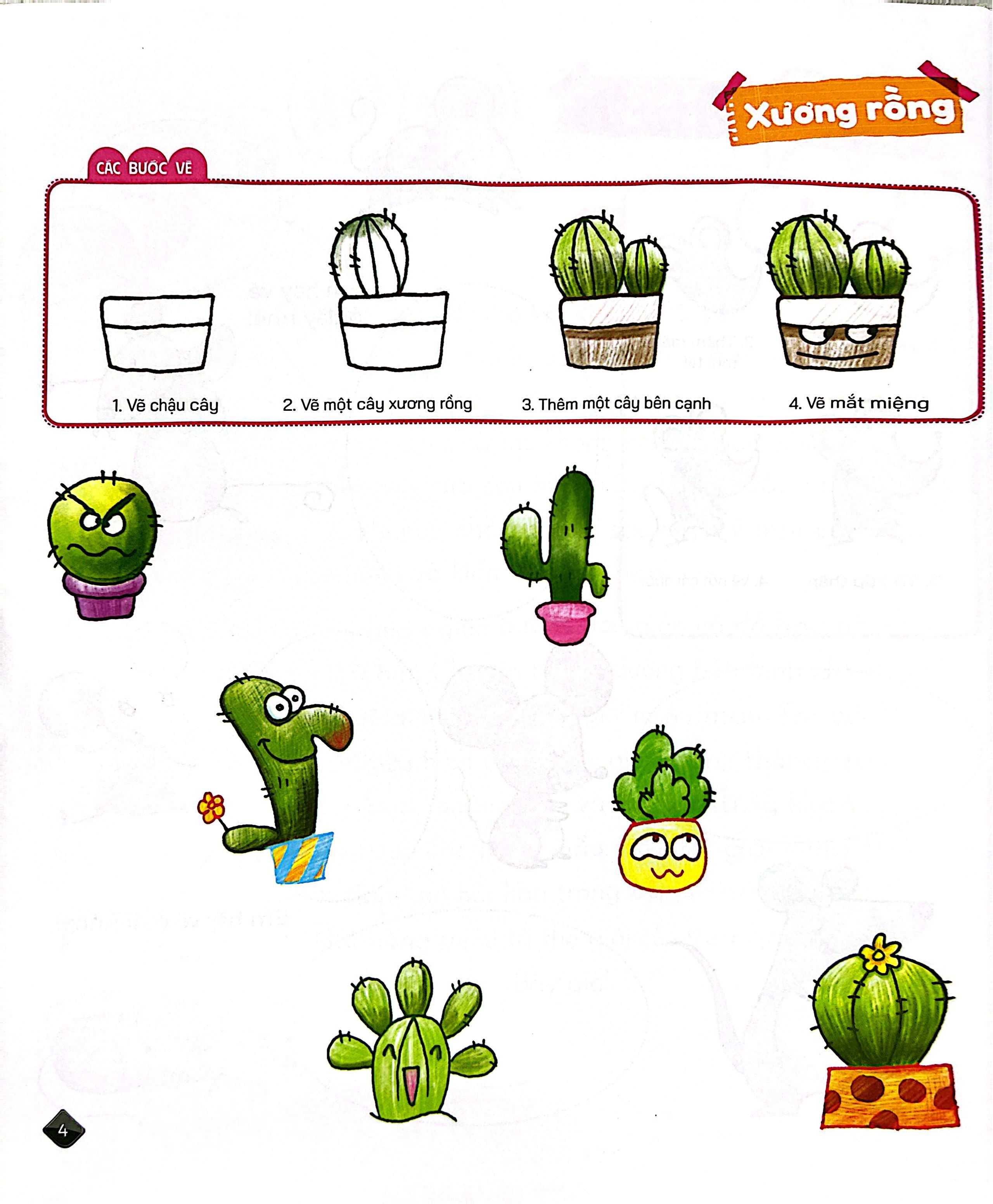 Tập Vẽ Với Chì Màu - Cây Cỏ Hoa Lá - Ảnh 5