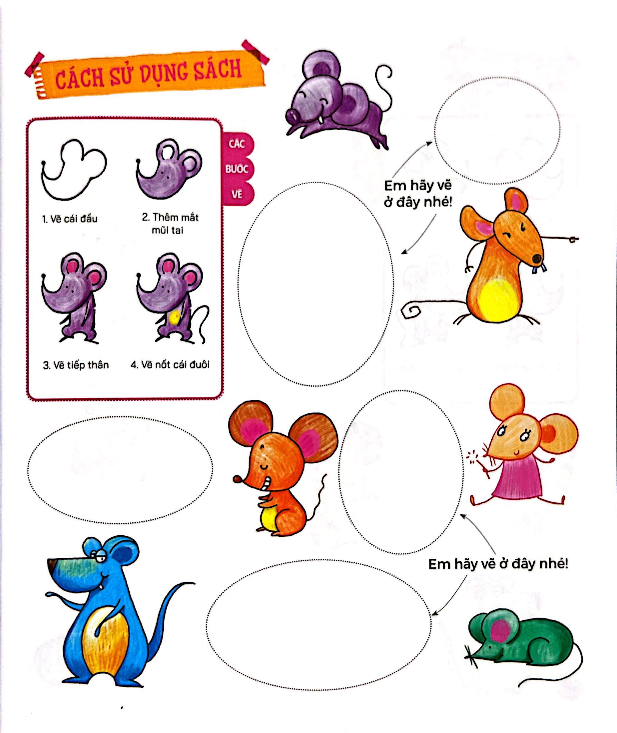 Tập Vẽ Với Chì Màu - Động Vật Kì Thú - Ảnh 4