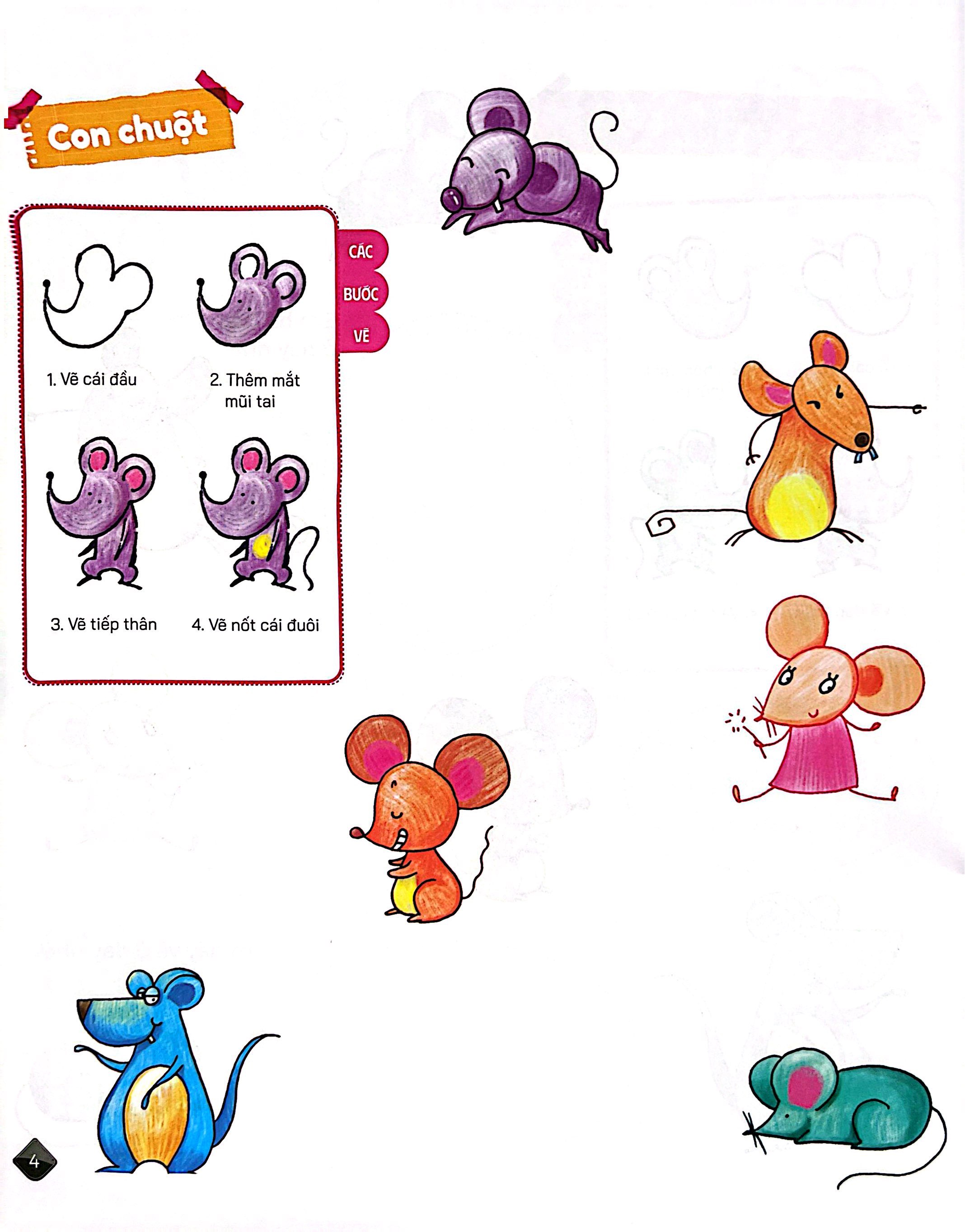 Tập Vẽ Với Chì Màu - Động Vật Kì Thú - Ảnh 5