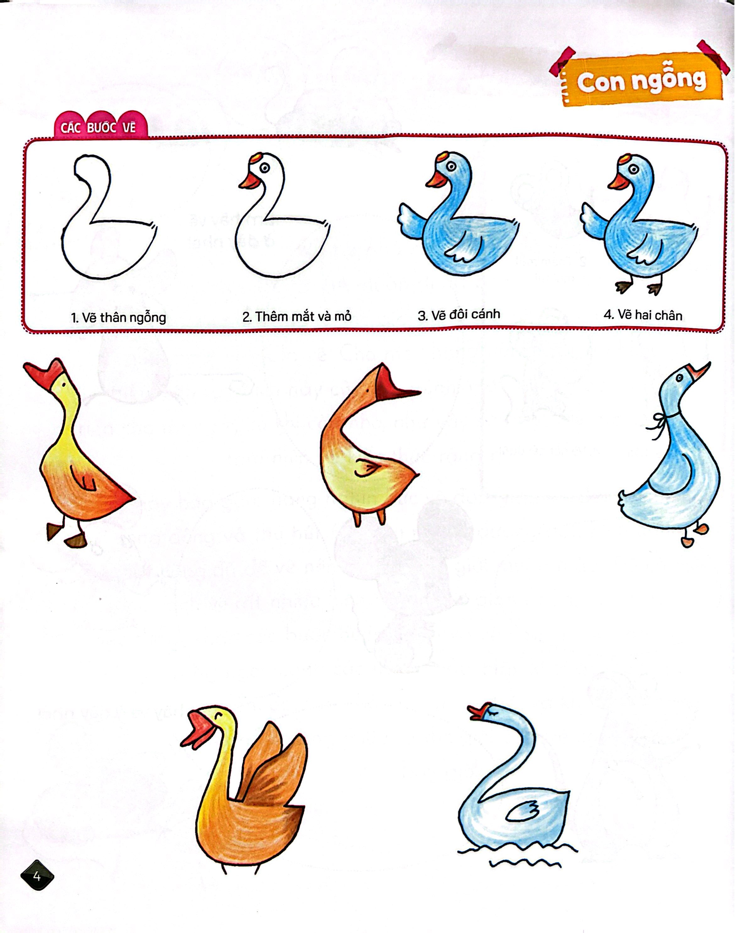 Tập Vẽ Với Chì Màu - Động Vật Ngộ Nghĩnh - Ảnh 5