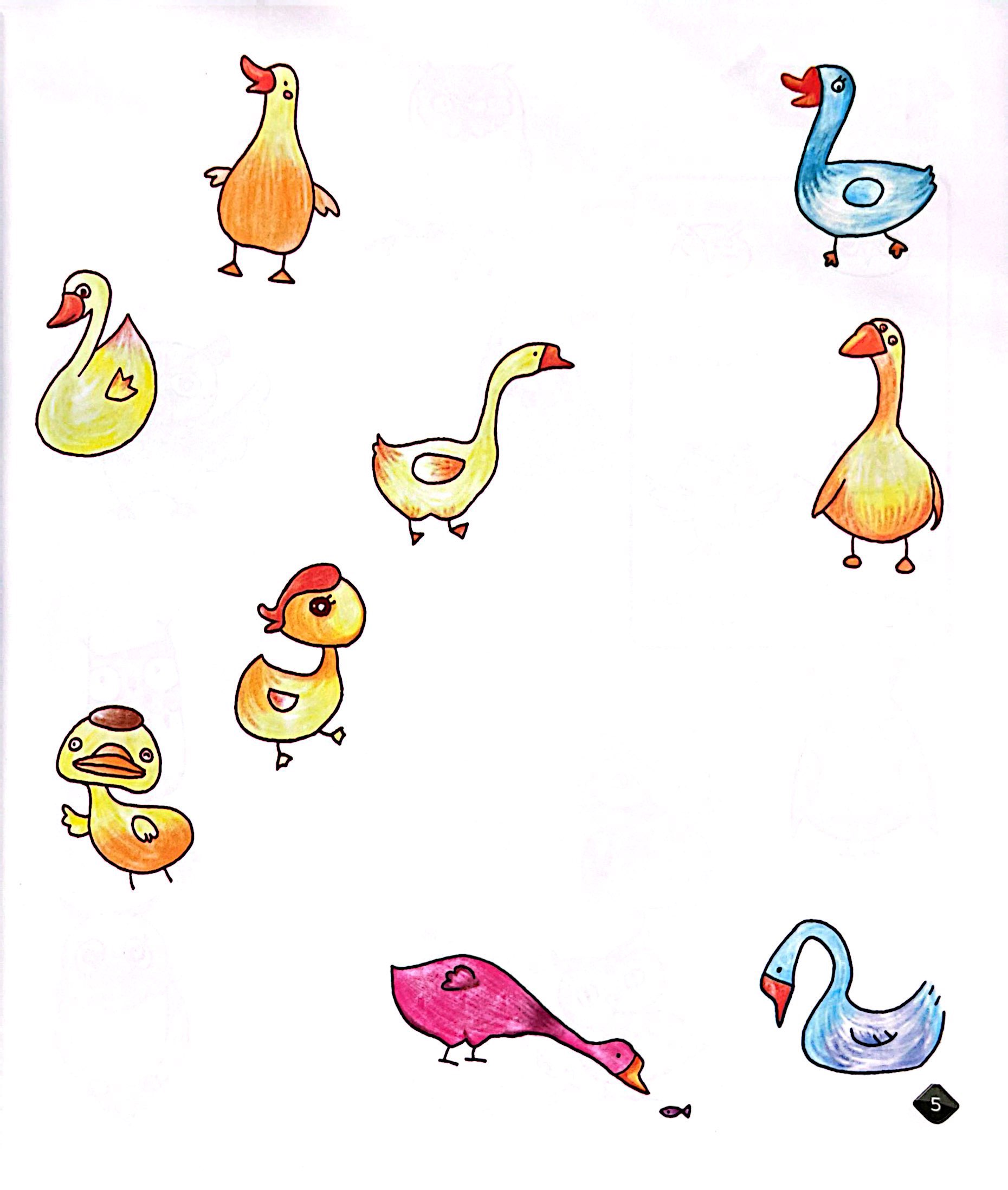 Tập Vẽ Với Chì Màu - Động Vật Ngộ Nghĩnh - Ảnh 6