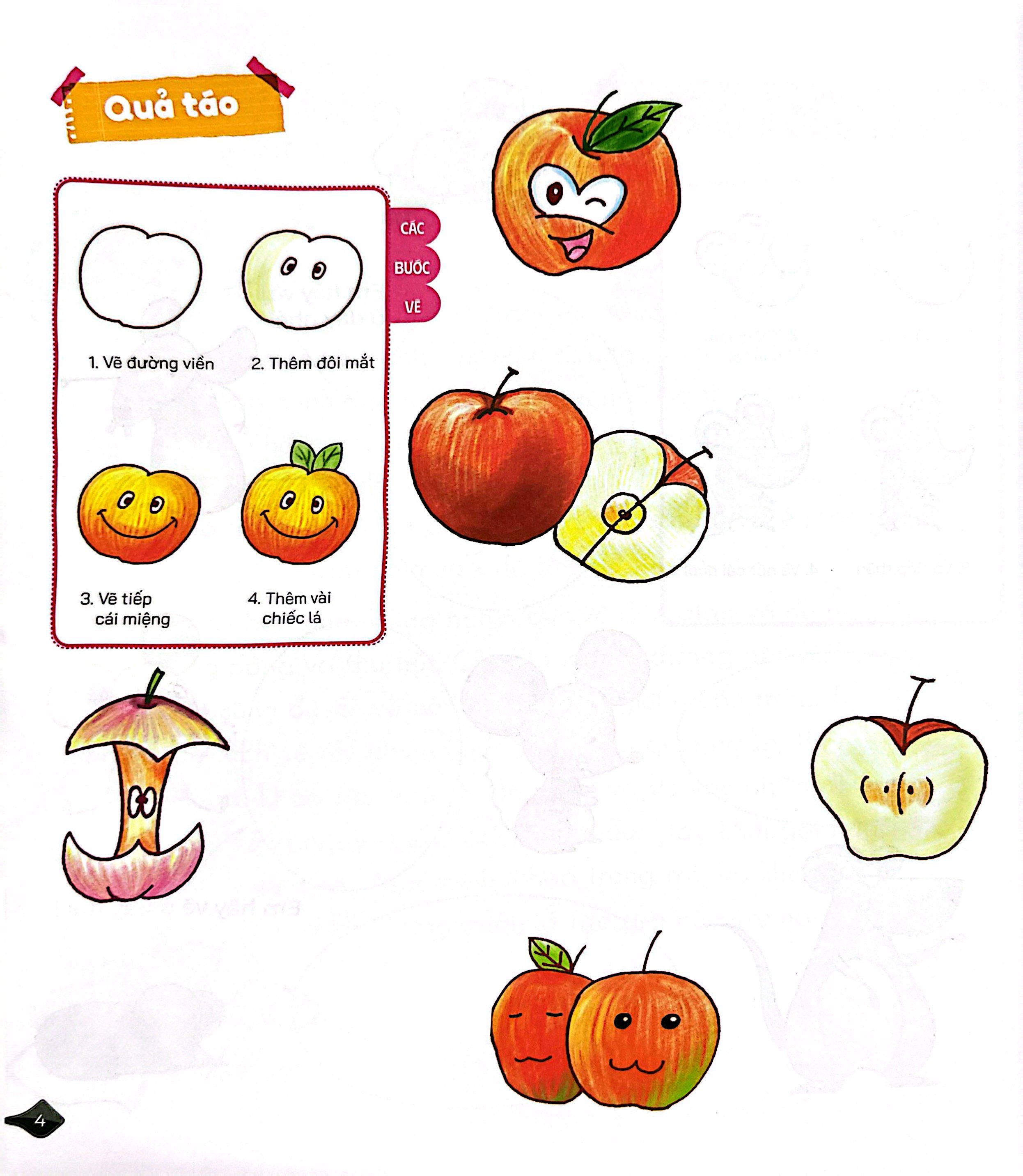 Tập Vẽ Với Chì Màu - Món Ngon Mỗi Ngày - Ảnh 5