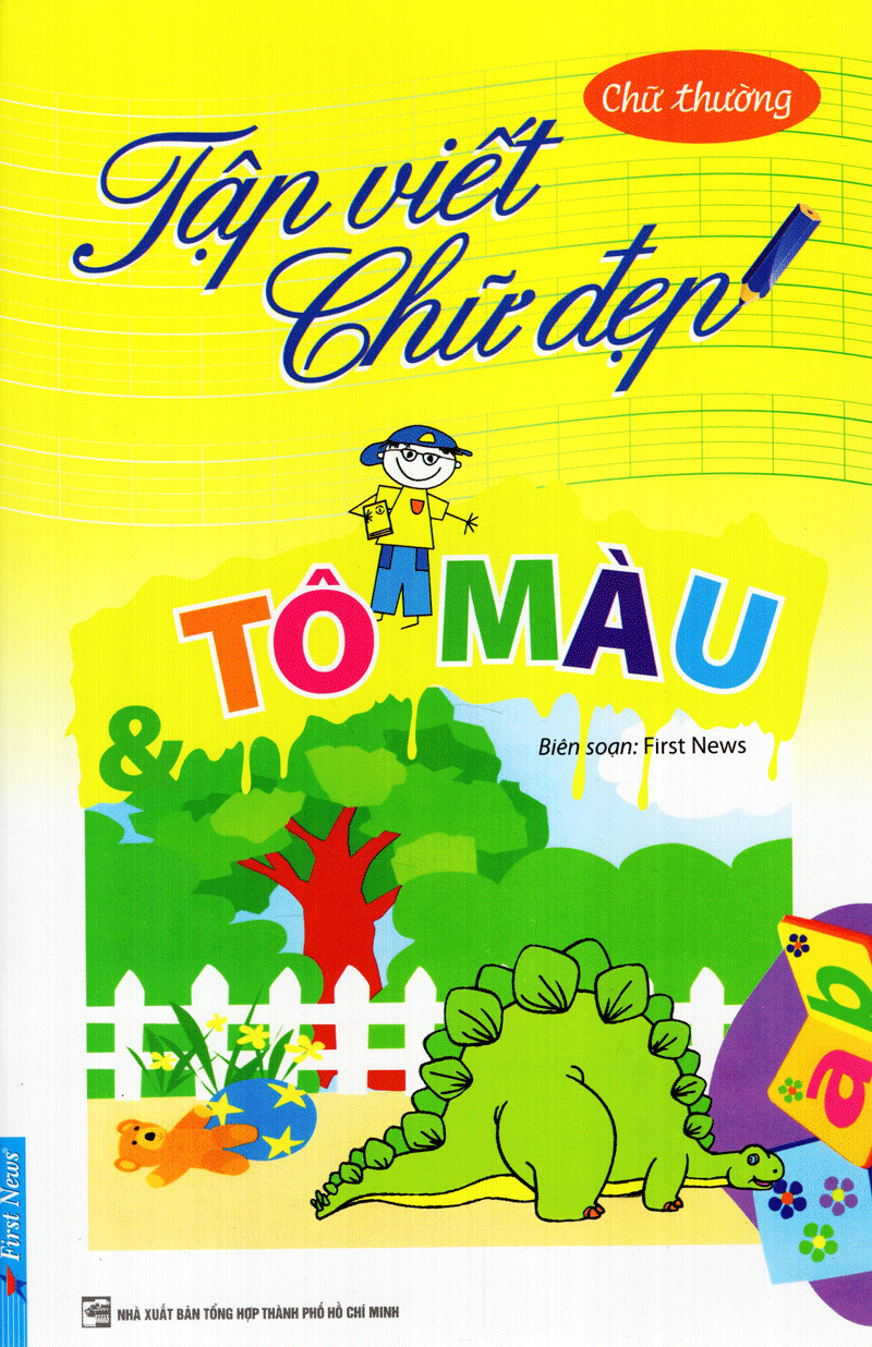 tập viết chữ đẹp & tô màu - kiểu chữ thường (khổ nhỏ) - Ảnh 2