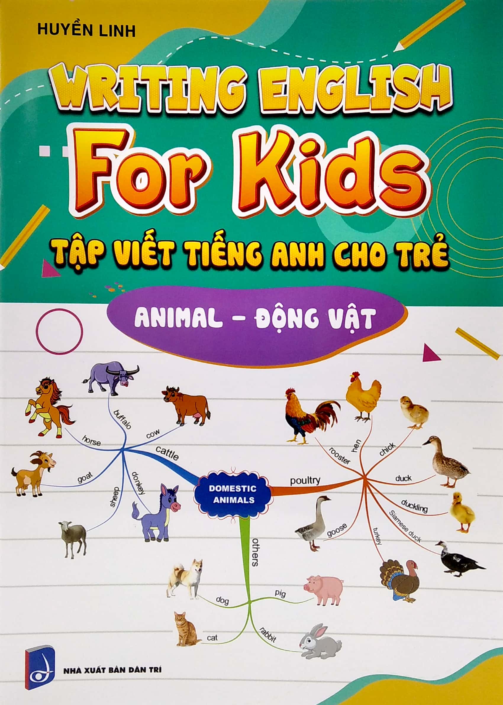 tập viết tiếng anh cho trẻ - động vật - Ảnh 2