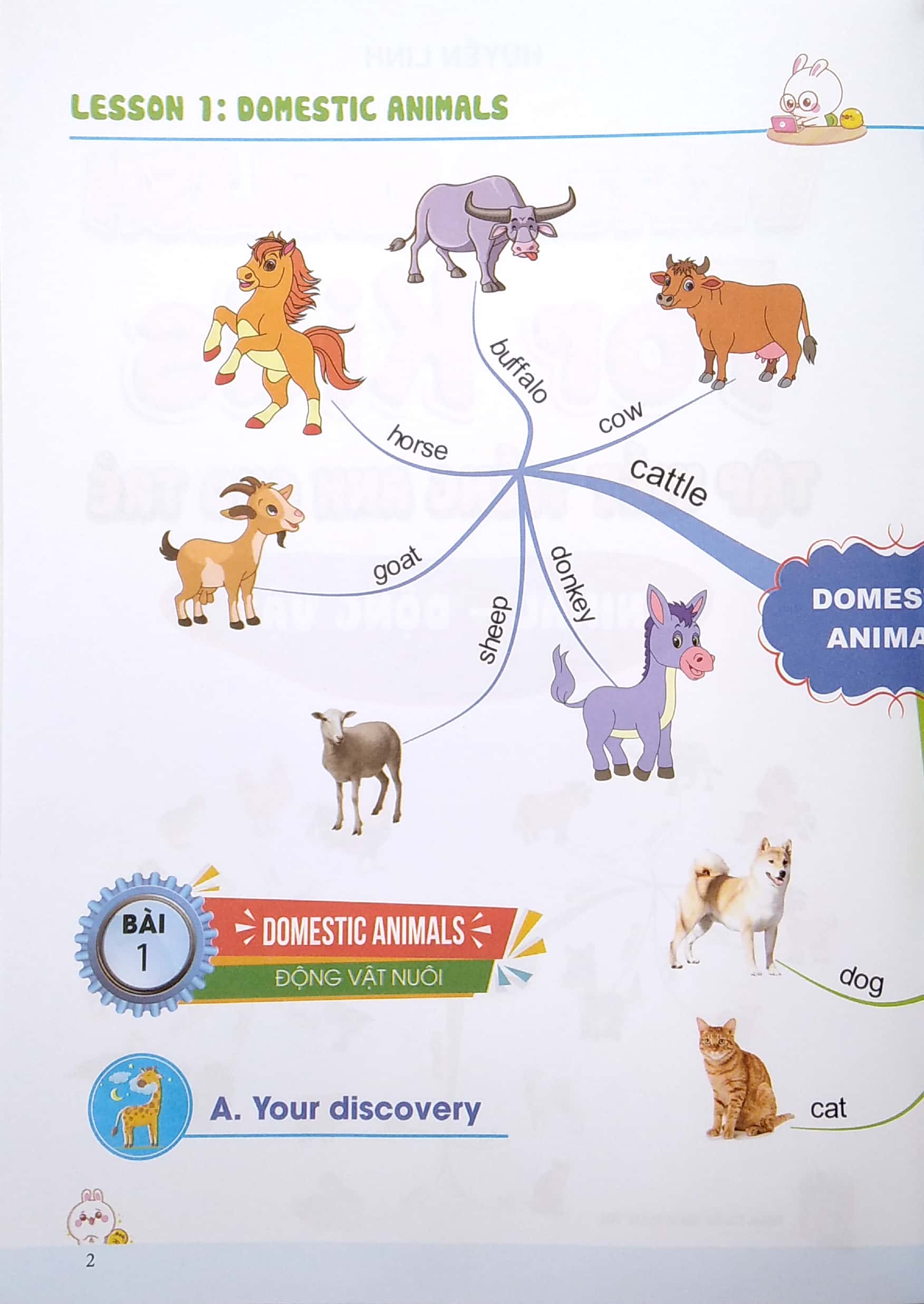 tập viết tiếng anh cho trẻ - động vật - Ảnh 3