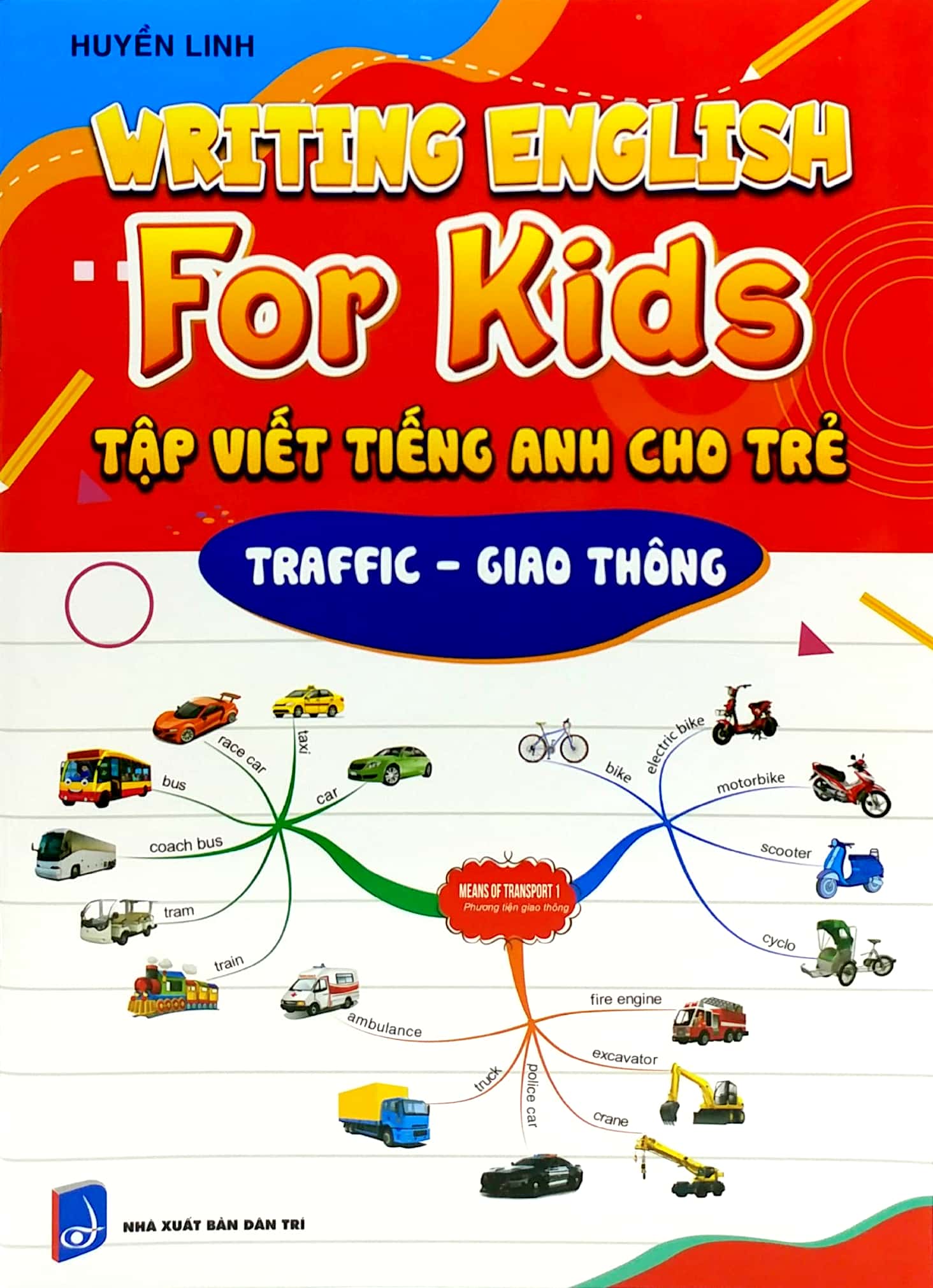 tập viết tiếng anh cho trẻ - giao thông - Ảnh 2