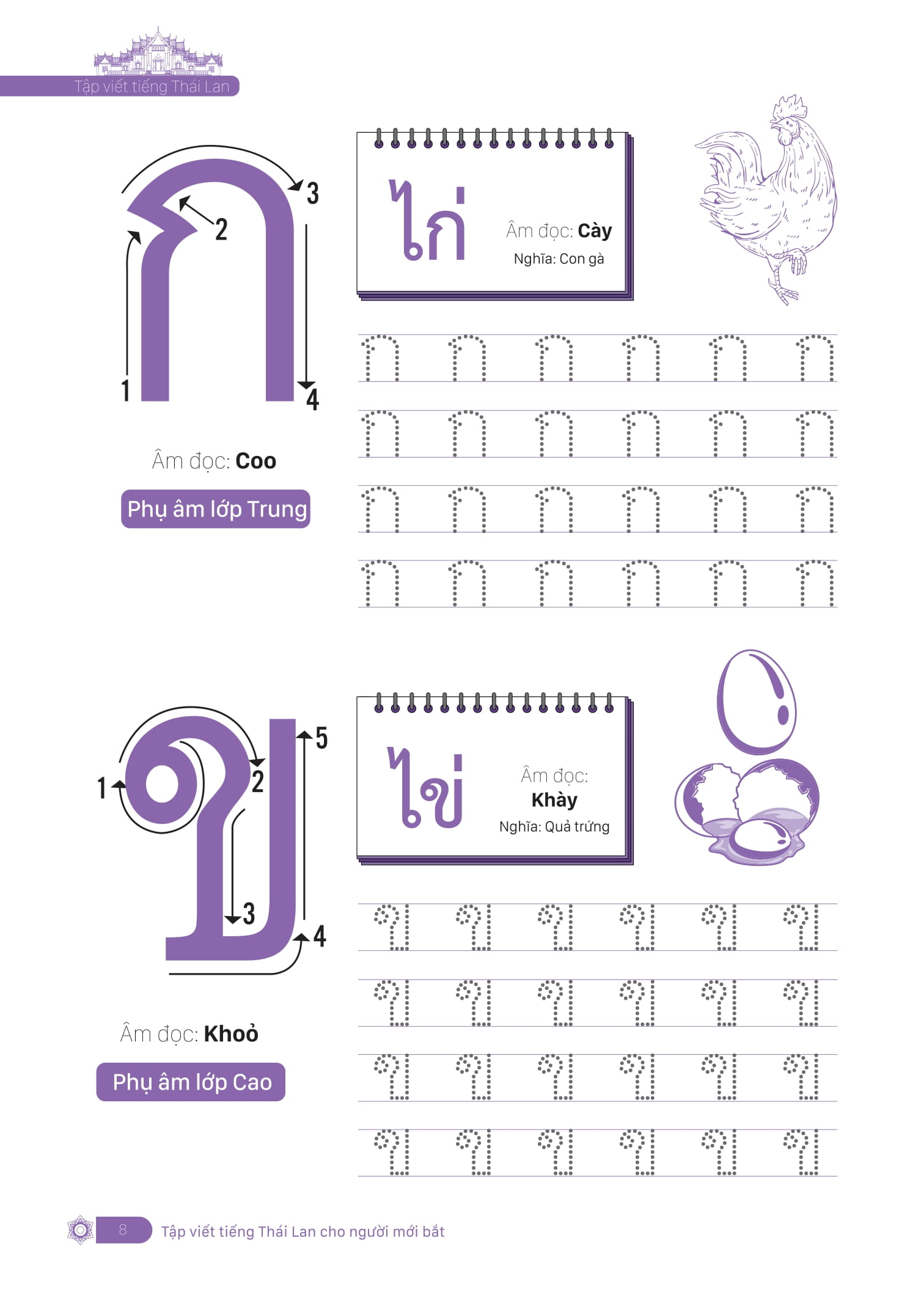 tập viết tiếng thái lan cho người mới bắt đầu - Ảnh 8