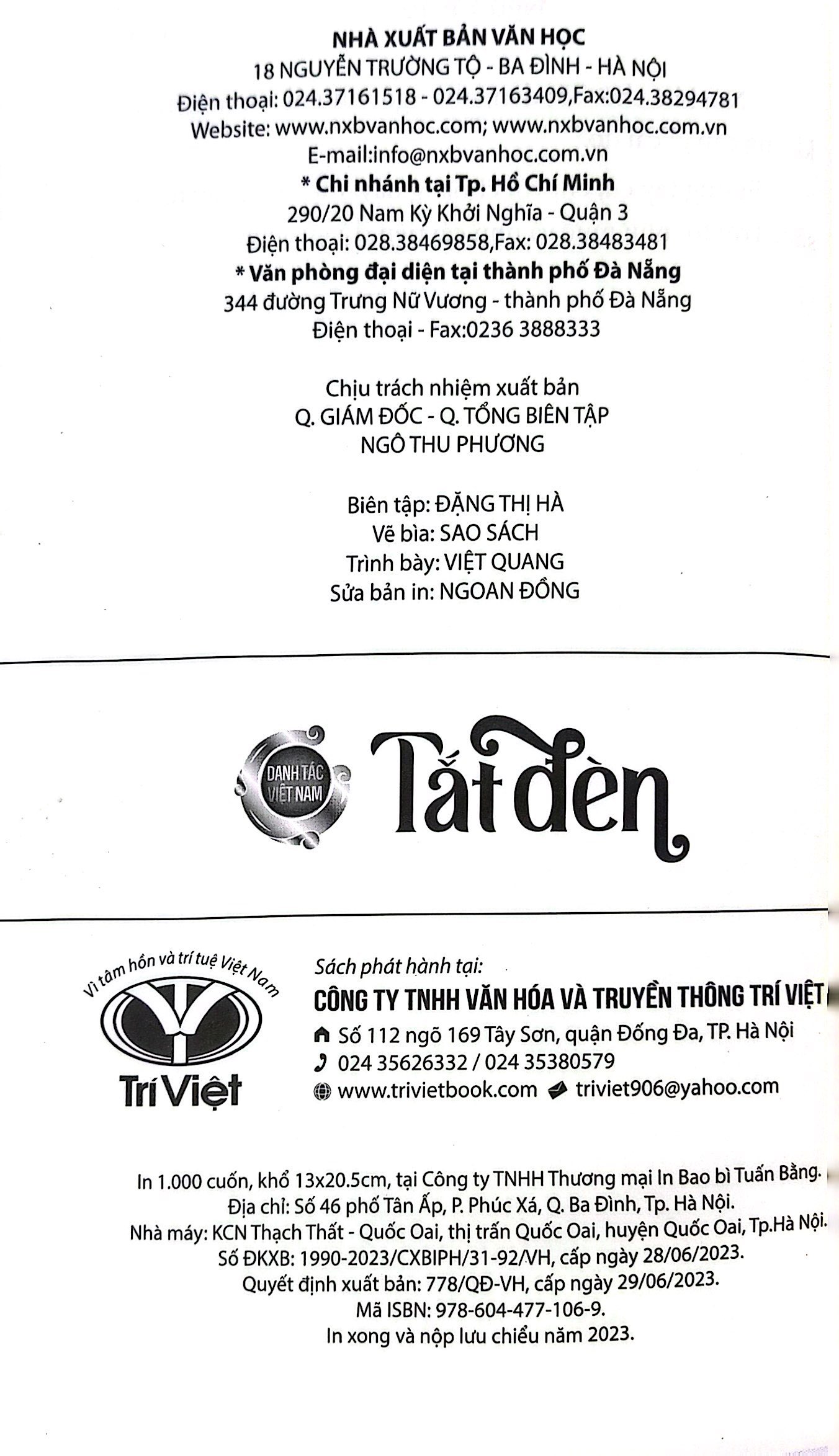 tắt đèn - ngô tất tố (tái bản 2023) - Ảnh 4