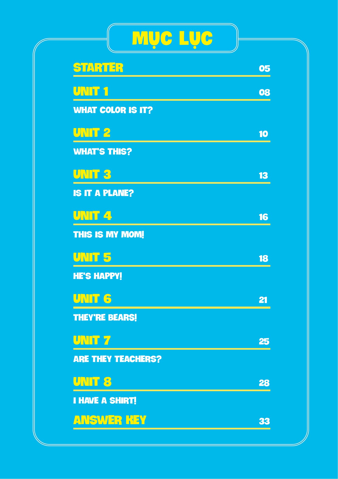 tất tần tật mẫu câu và ngữ pháp tiếng anh lớp 1 - Ảnh 5