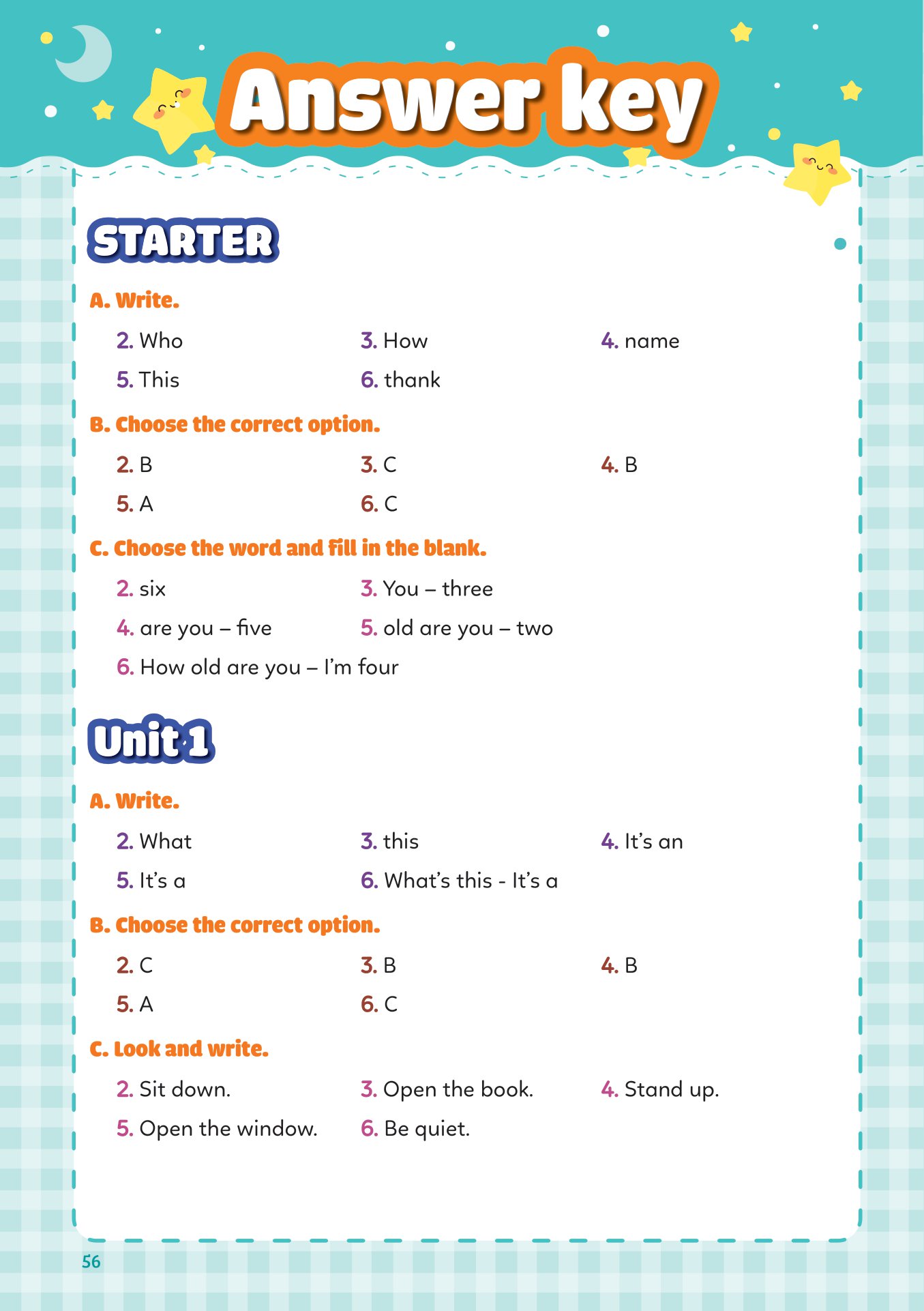 tất tần tật mẫu câu và ngữ pháp tiếng anh lớp 2 - Ảnh 8