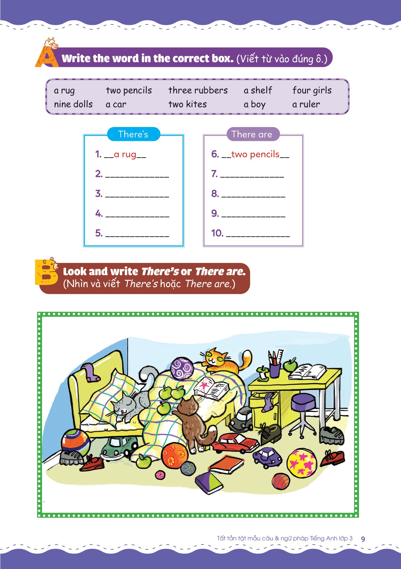 tất tần tật mẫu câu và ngữ pháp tiếng anh lớp 3 - Ảnh 7