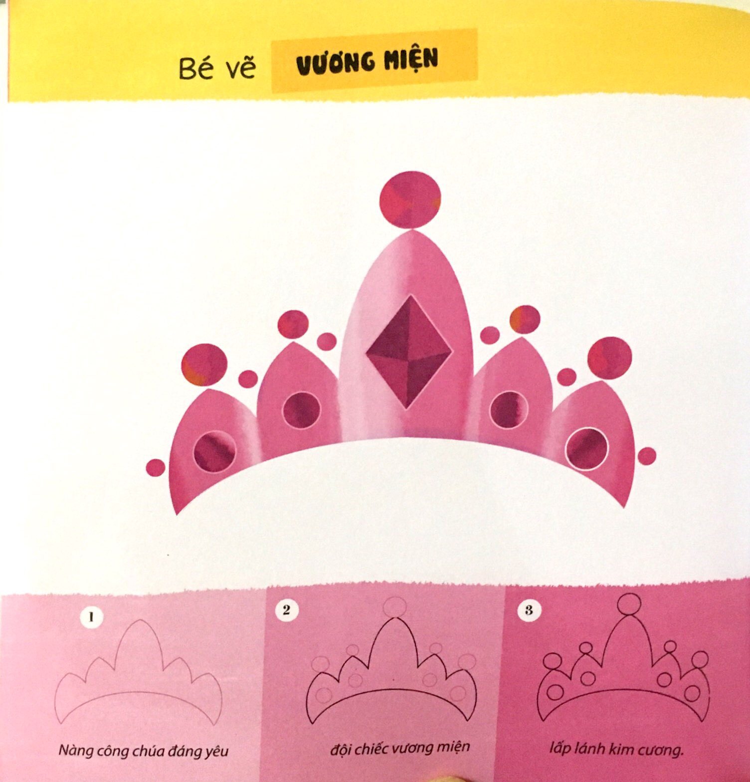 tay khéo tay xinh - bé vẽ công chúa (sách in mực thiên nhiên) - Ảnh 8