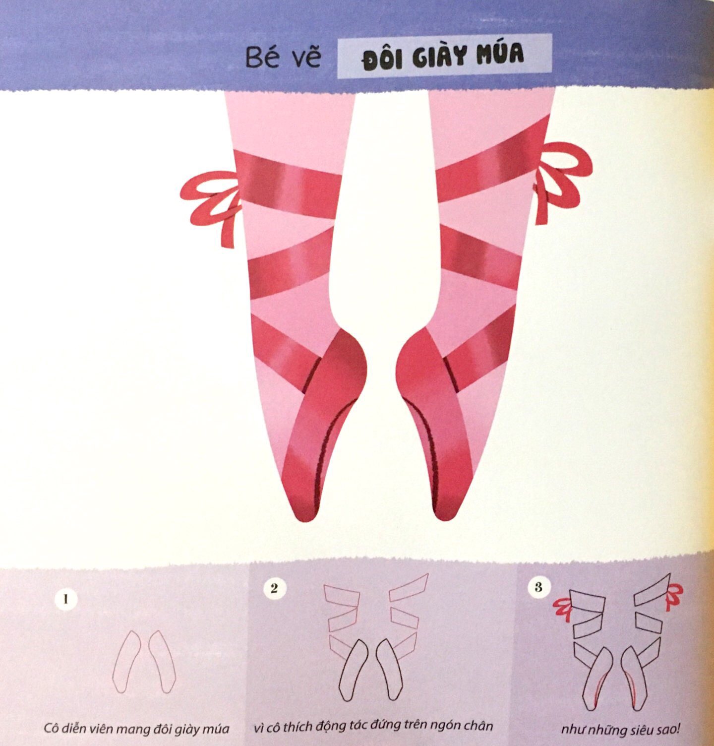 tay khéo tay xinh - bé vẽ diễn viên múa(sách in mực thiên nhiên) - Ảnh 7