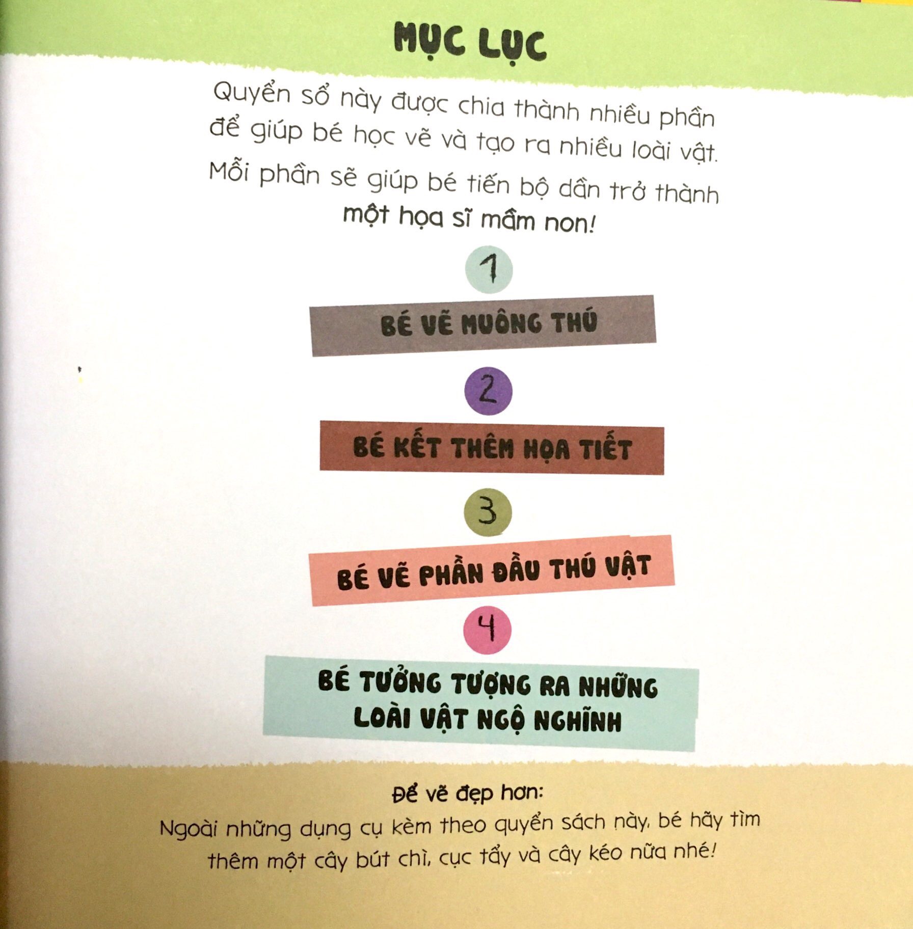 tay khéo tay xinh - bé vẽ muông thú - Ảnh 2