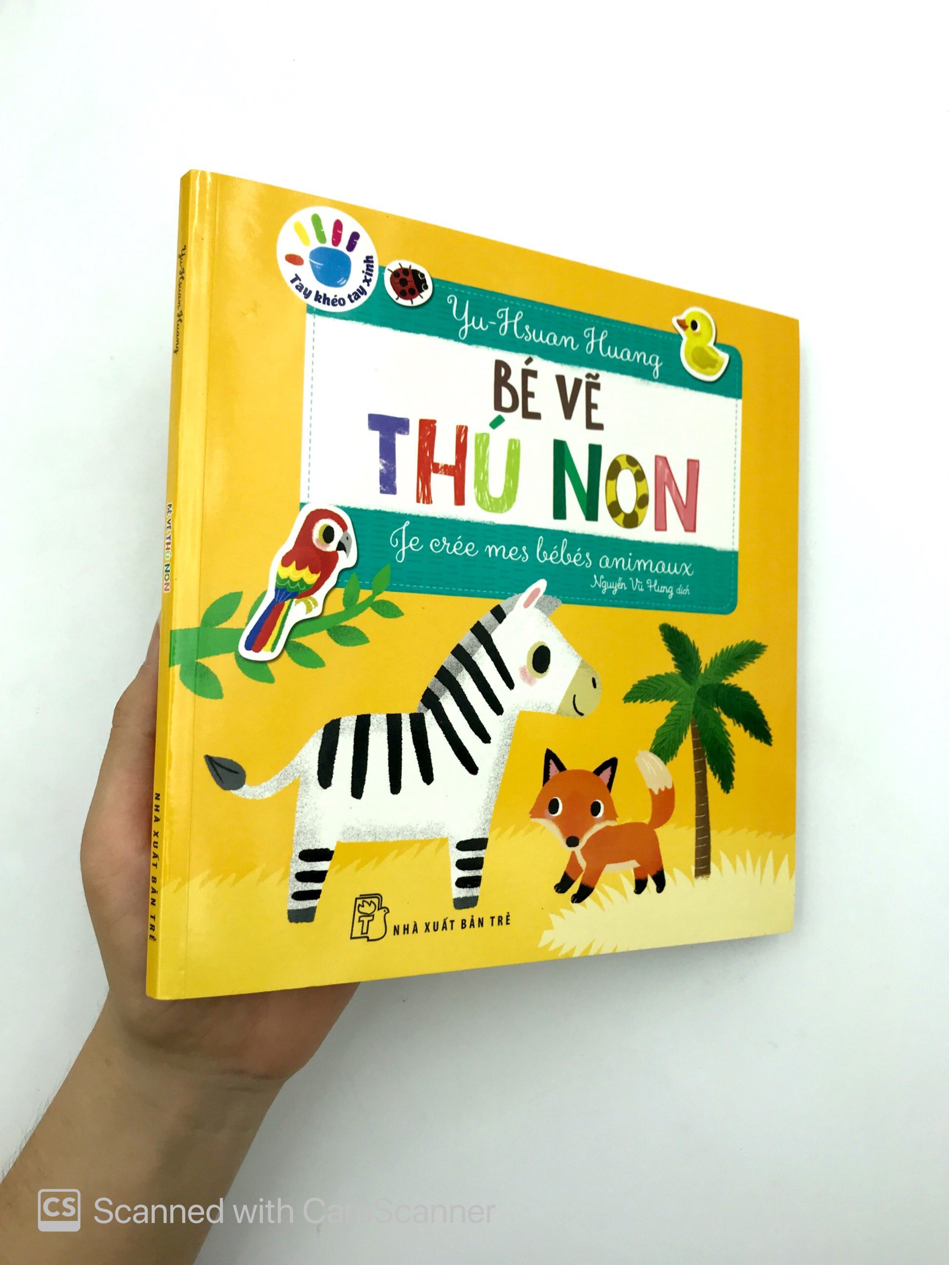 tay khéo tay xinh - bé vẽ thú non (sách in mực thiên nhiên) - Ảnh 13