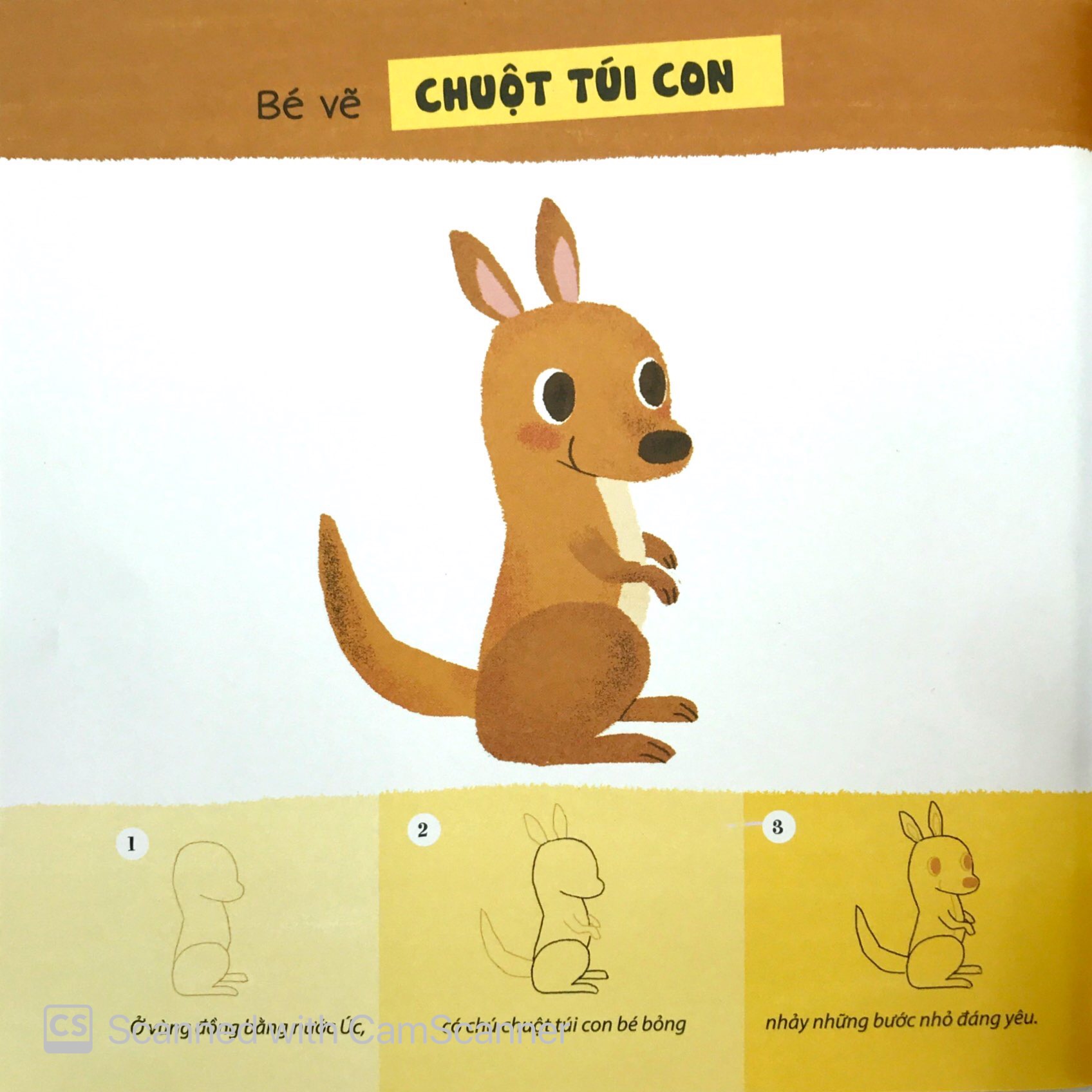 tay khéo tay xinh - bé vẽ thú non (sách in mực thiên nhiên) - Ảnh 6