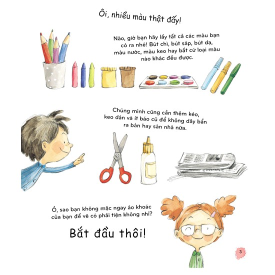 tay xinh vẽ hình lung linh - chấm màu kỳ diệu - Ảnh 4