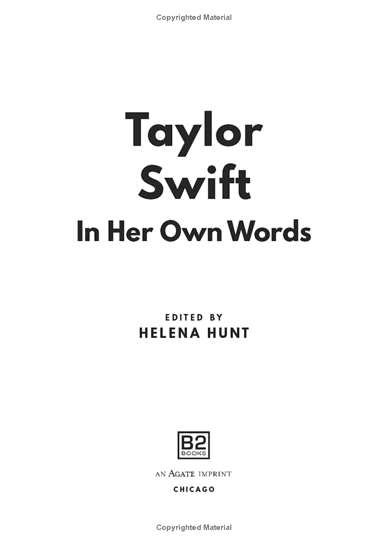 taylor swift - in her own words - Ảnh 3