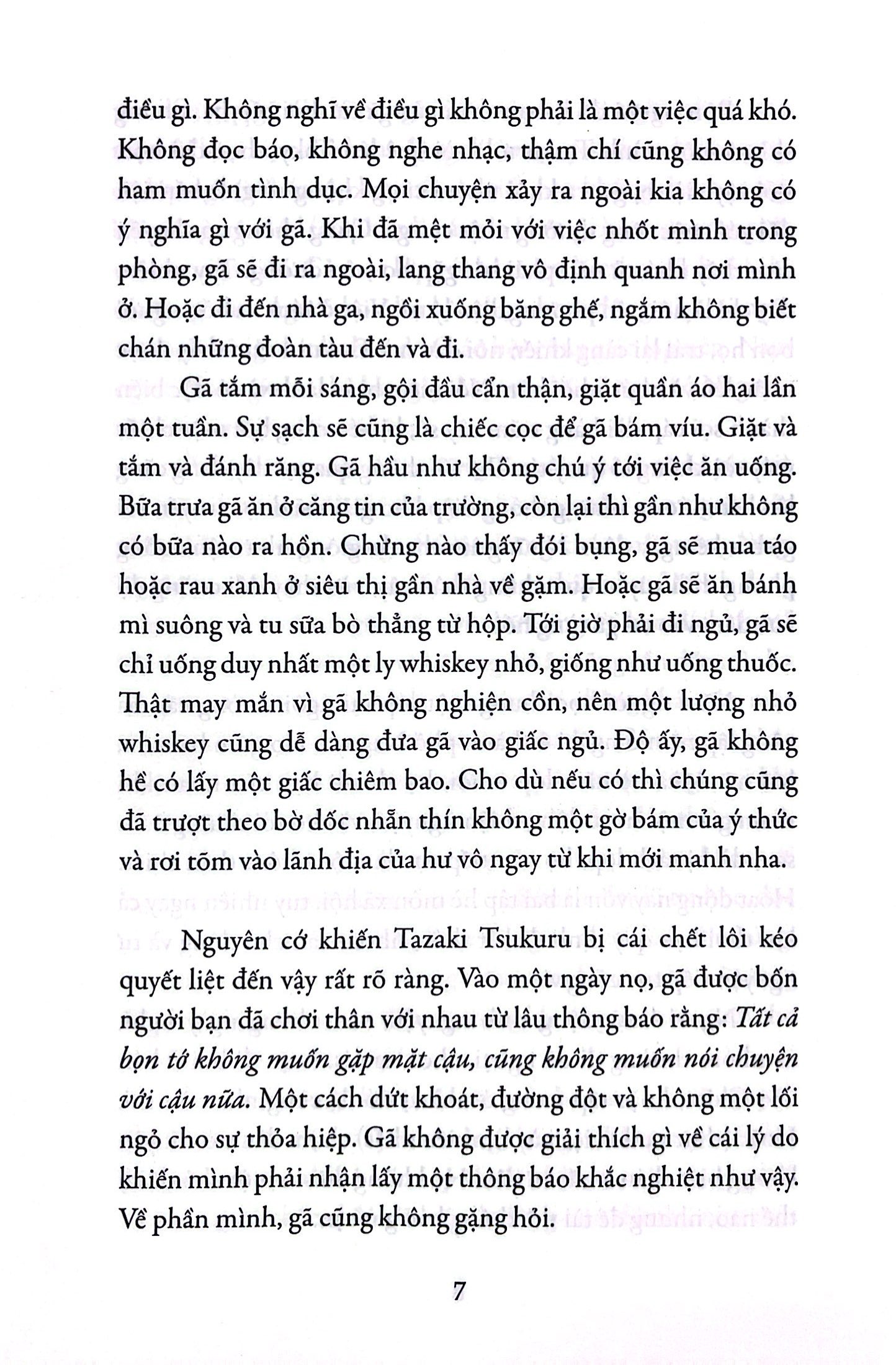 tazaki tsukuru không màu và những năm tháng hành hương (tái bản 2024) - Ảnh 5