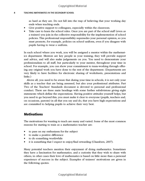 teaching mathematics in the secondary school (developing as a reflective secondary teacher) - Ảnh 15