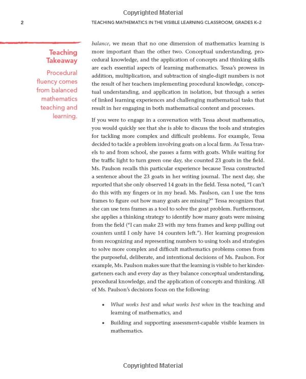 teaching mathematics in the visible learning classroom, grades k-2 (corwin mathematics series) - Ảnh 12