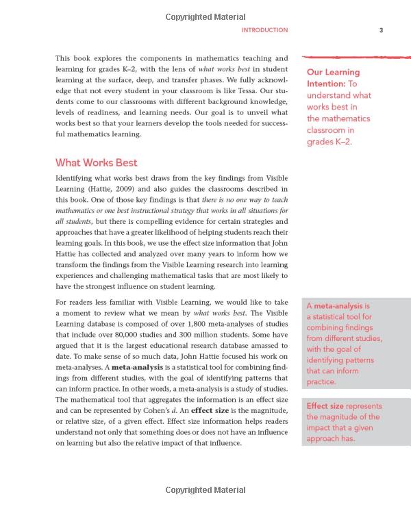 teaching mathematics in the visible learning classroom, grades k-2 (corwin mathematics series) - Ảnh 13