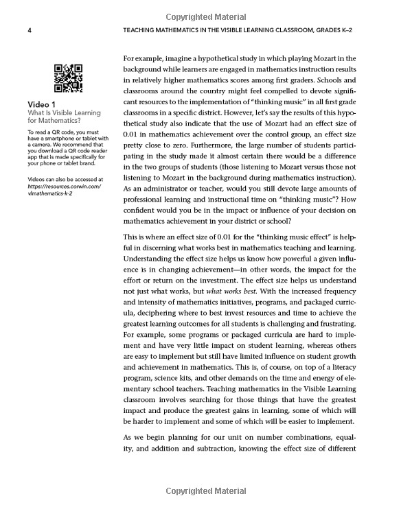 teaching mathematics in the visible learning classroom, grades k-2 (corwin mathematics series) - Ảnh 14