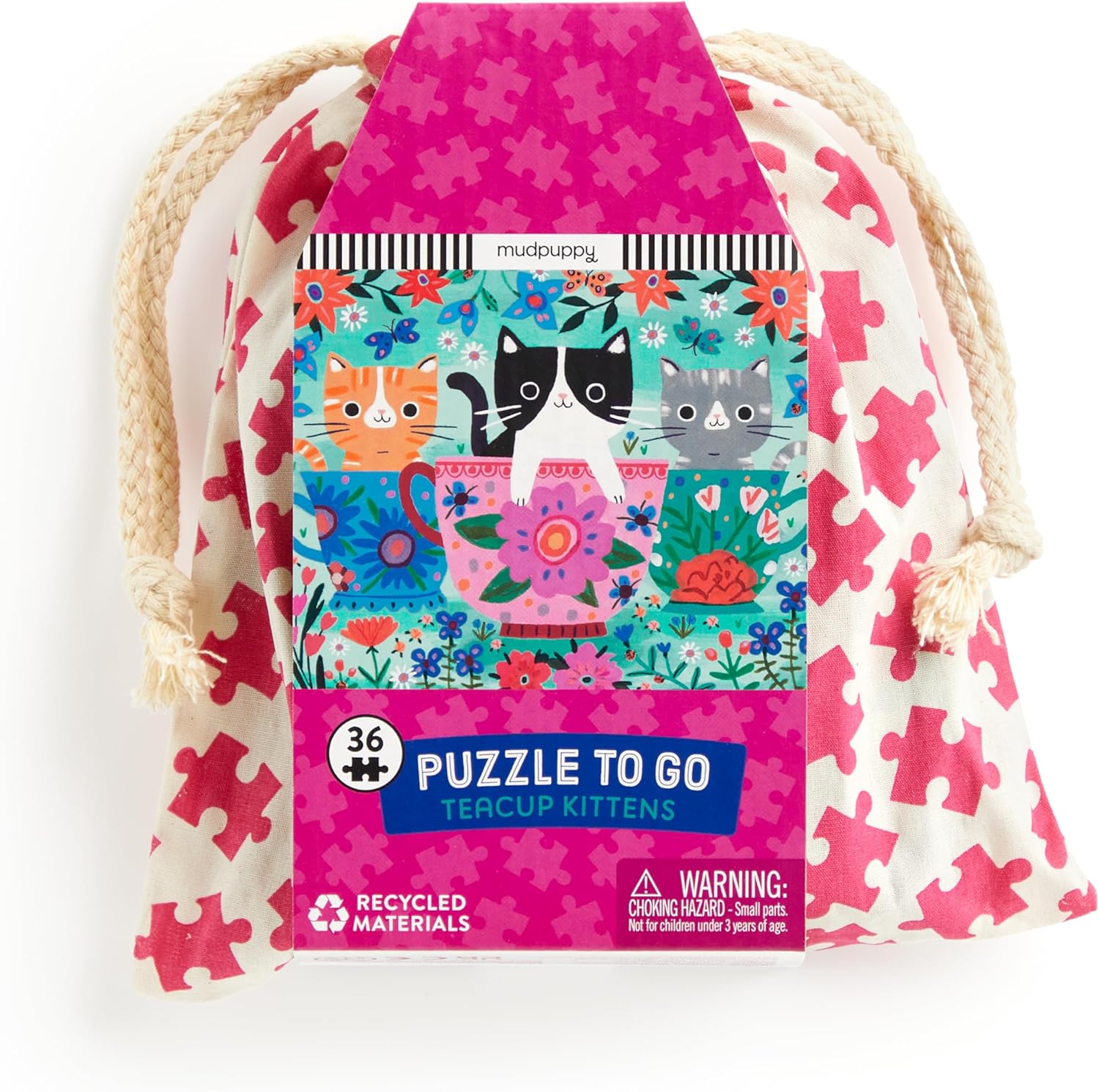 Teacup Kittens 36 Piece Puzzle To Go - Ảnh 2