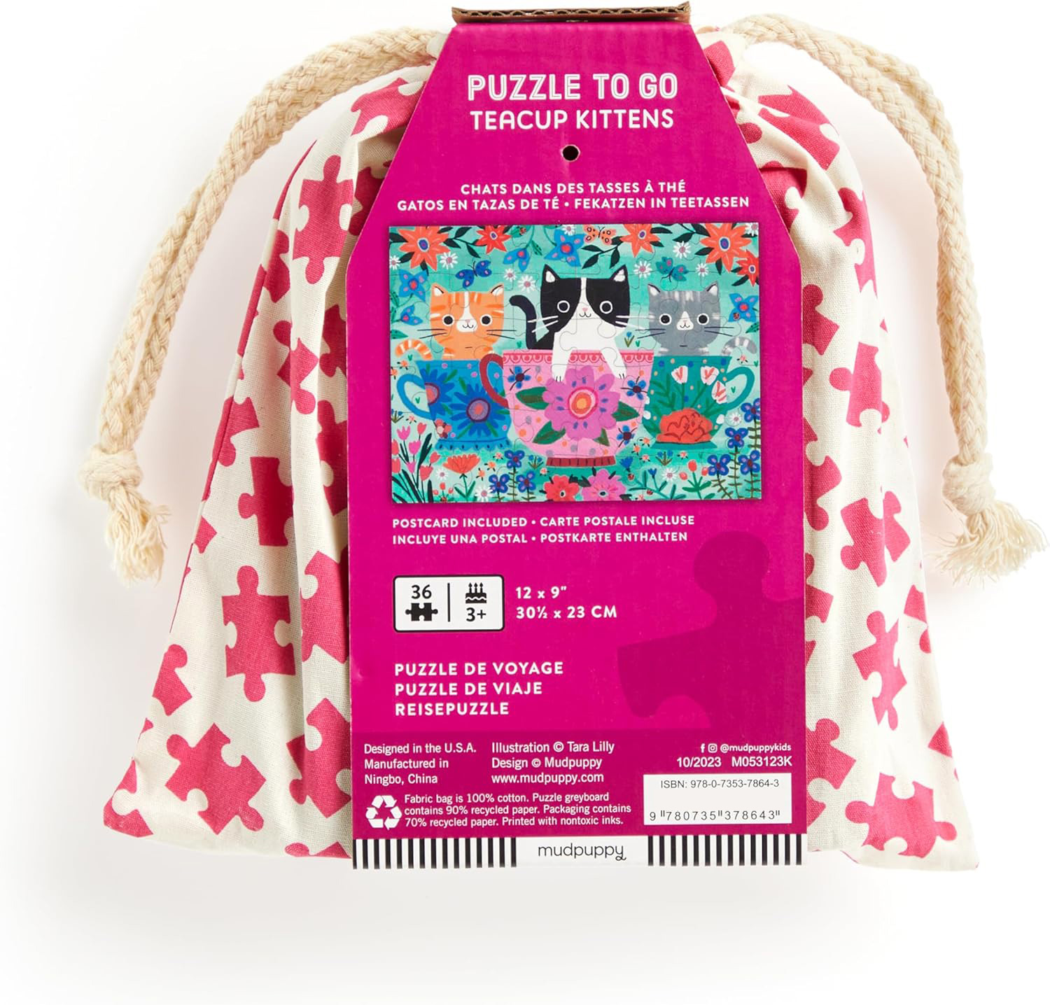 Teacup Kittens 36 Piece Puzzle To Go - Ảnh 3