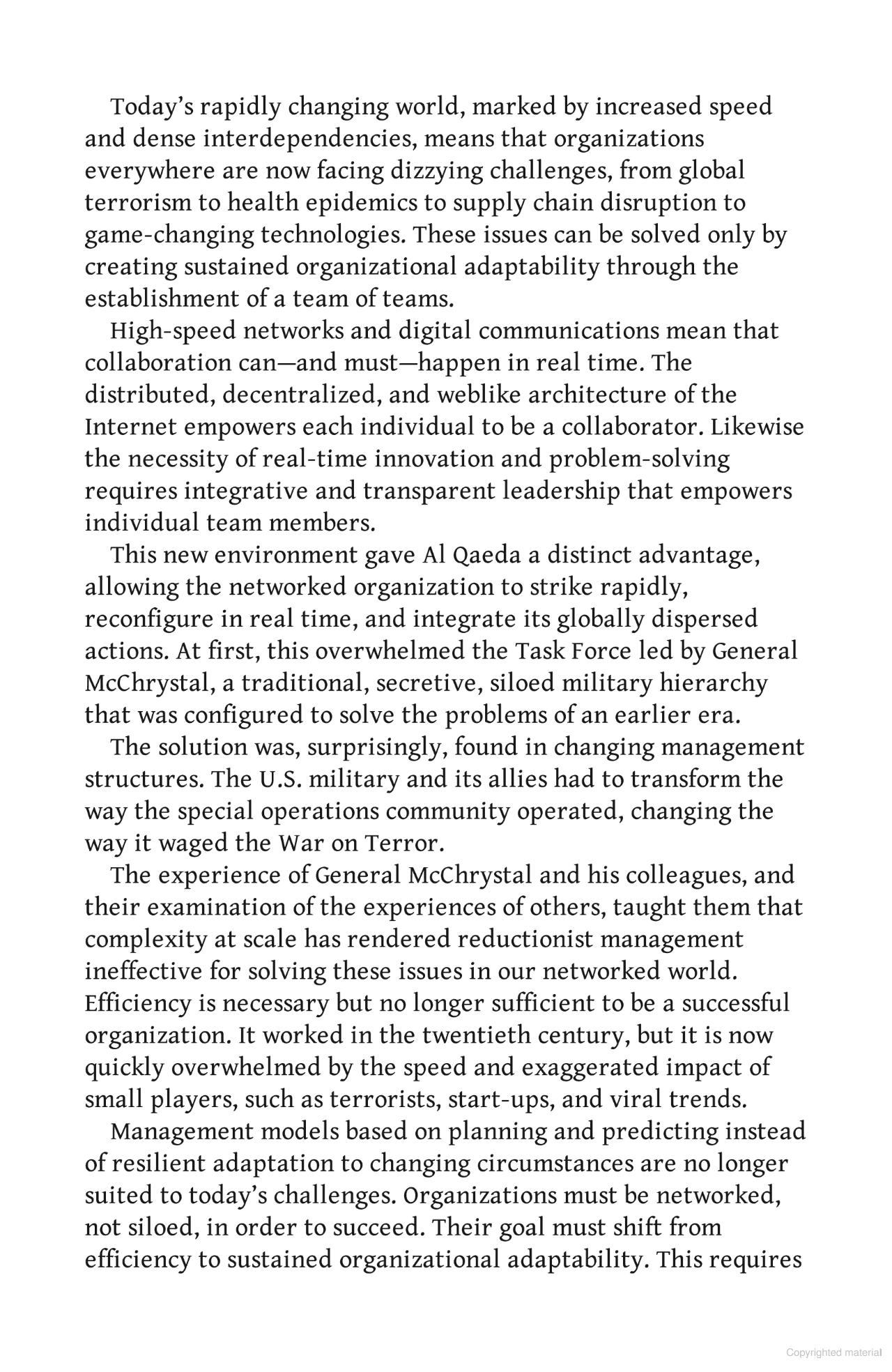 team of teams: new rules of engagement for a complex world - Ảnh 10