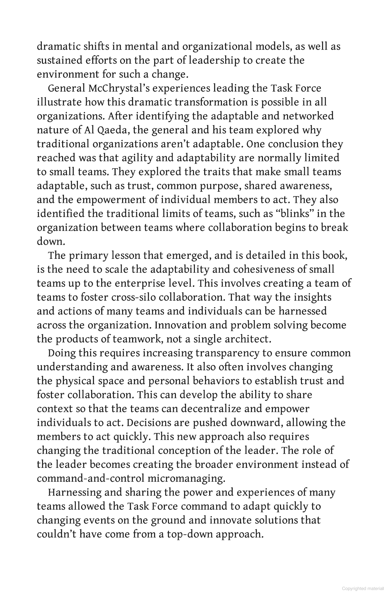 team of teams: new rules of engagement for a complex world - Ảnh 11