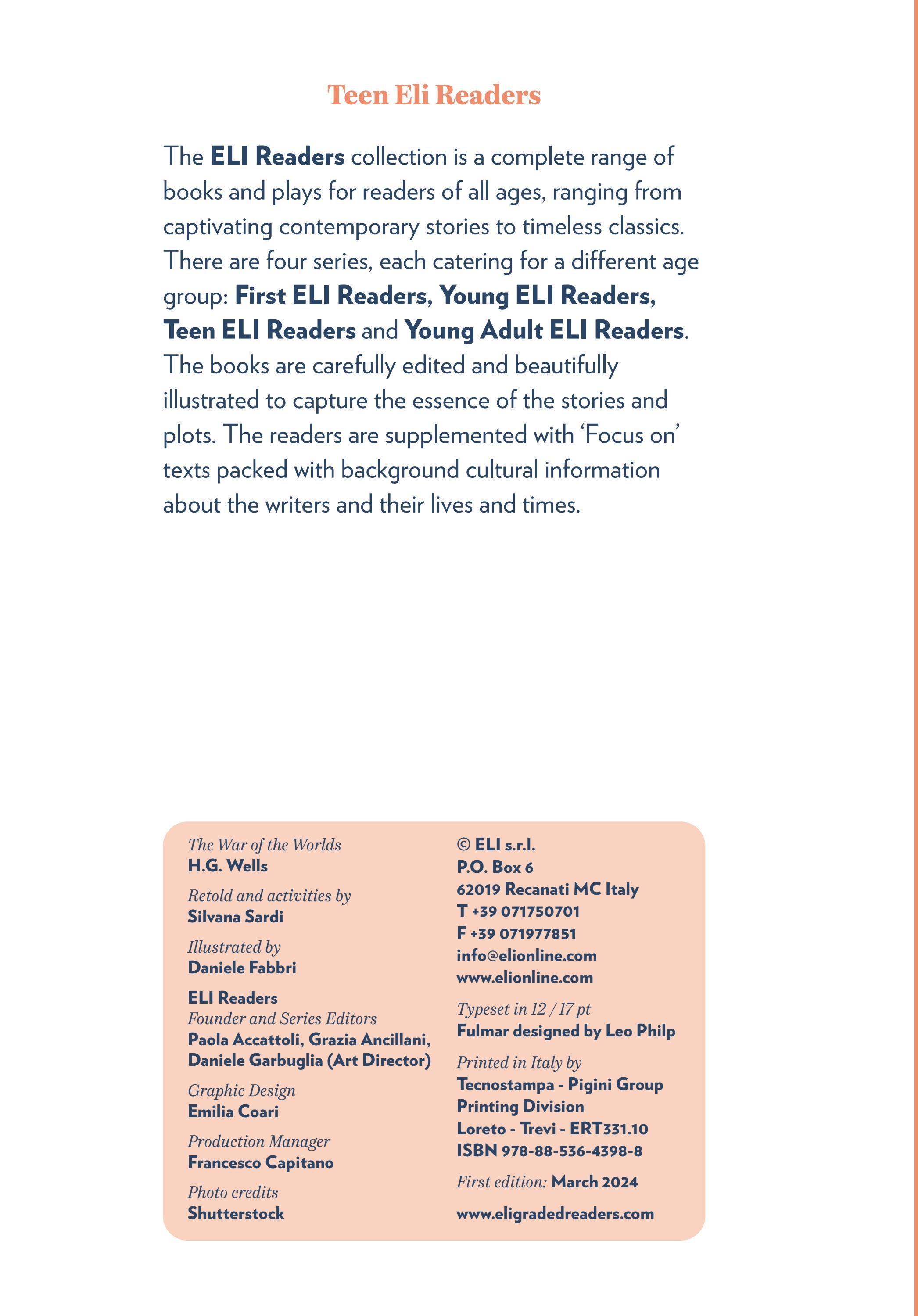 teen eli readers - the war of the worlds - stage 3 b1 - downloadable audio files - Ảnh 6